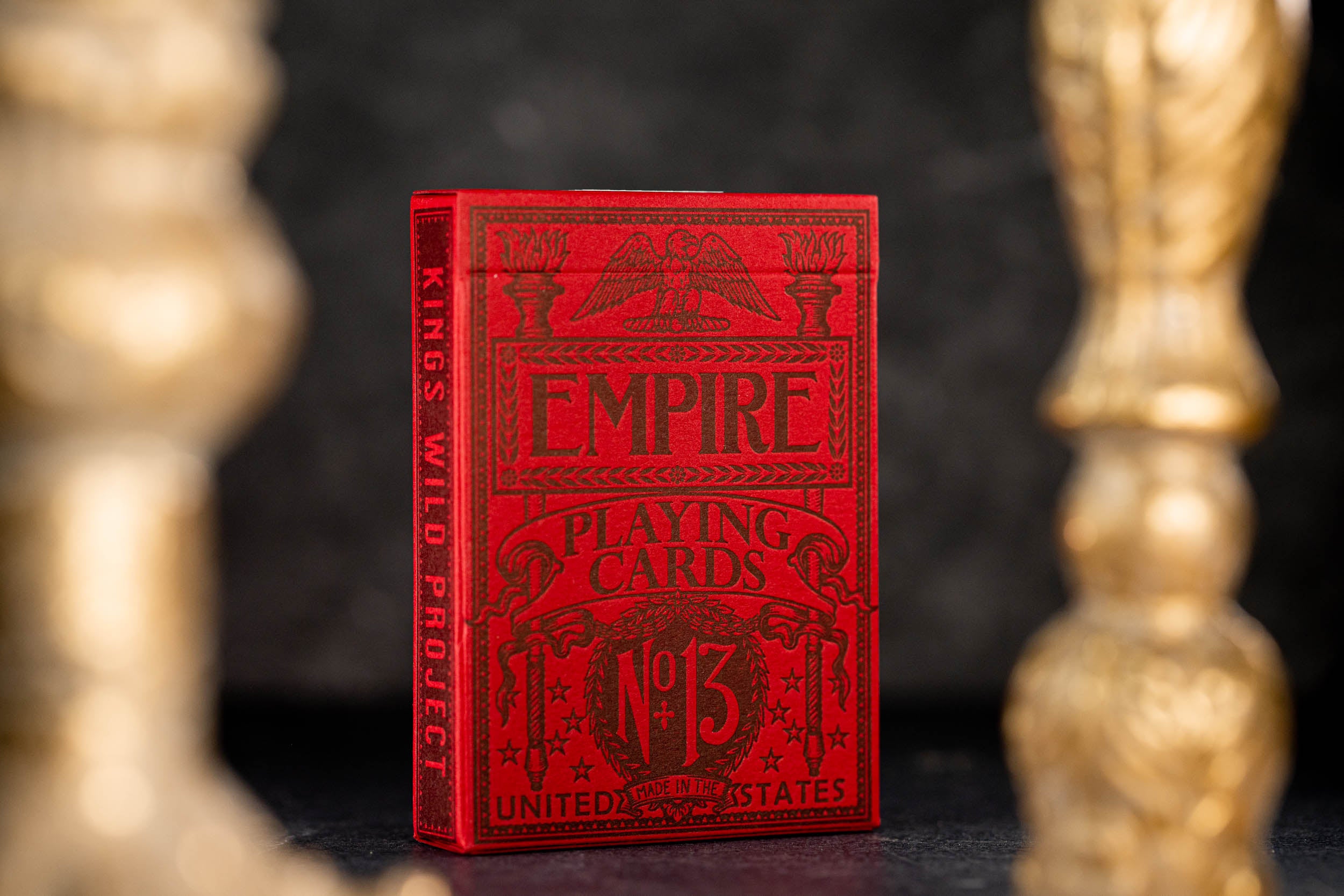 EMPIRE Gilded Edition Luxury Playing Cards - Premium Gold Foil Poker Cards for Magic Tricks, Cardistry & Casino Nights | Elegant Card Game Accessories