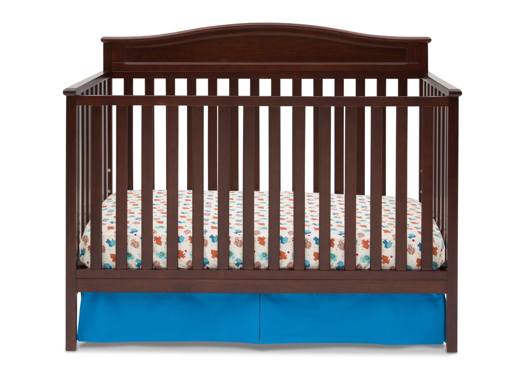 Larkin 4-in-1 Convertible Baby Crib - Toddler Bed, Daybed & Full-Size Bed - Safe & Stylish Nursery Furniture for Newborns to Teens - Perfect for Bedrooms, Daycare & Guest Rooms