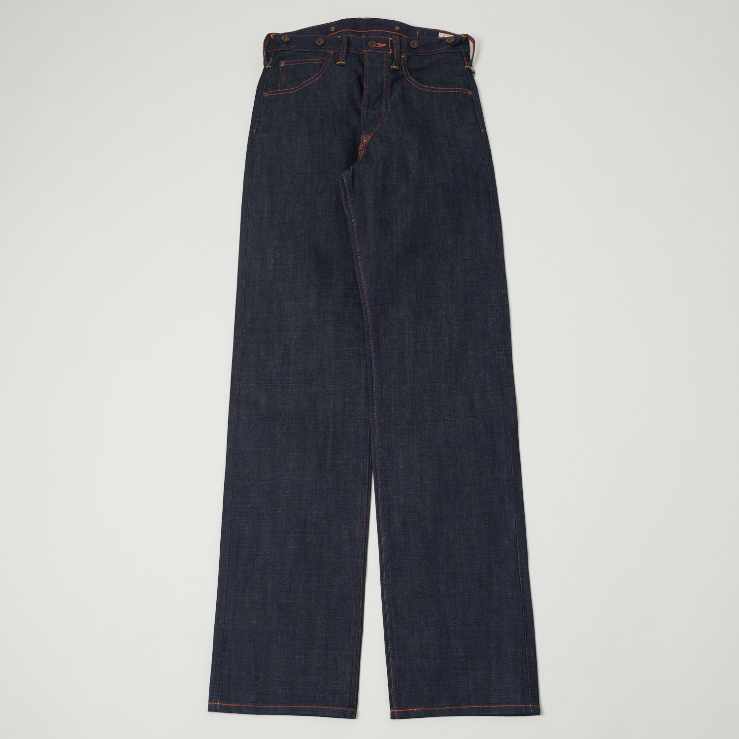 Lee Archives 1930 'Real Vintage Cowboy' 101 Wide Straight Raw Denim Jeans for Men - Classic Western Style for Rodeo, Ranch Work & Casual Wear
