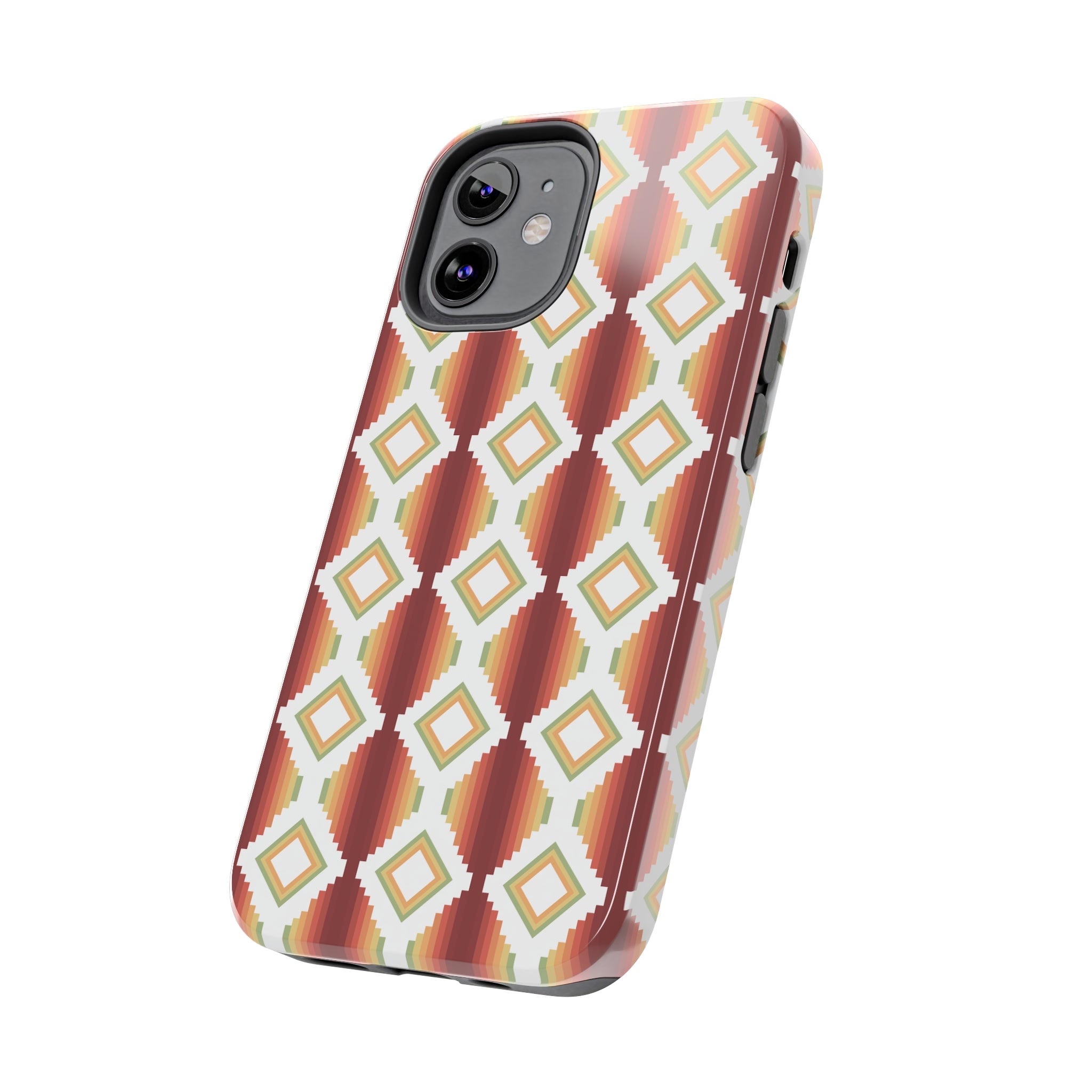Durable Southwestern Rio Boho Hard Phone Case for iPhone & Samsung - Stylish Protection for Travel & Outdoor Adventures