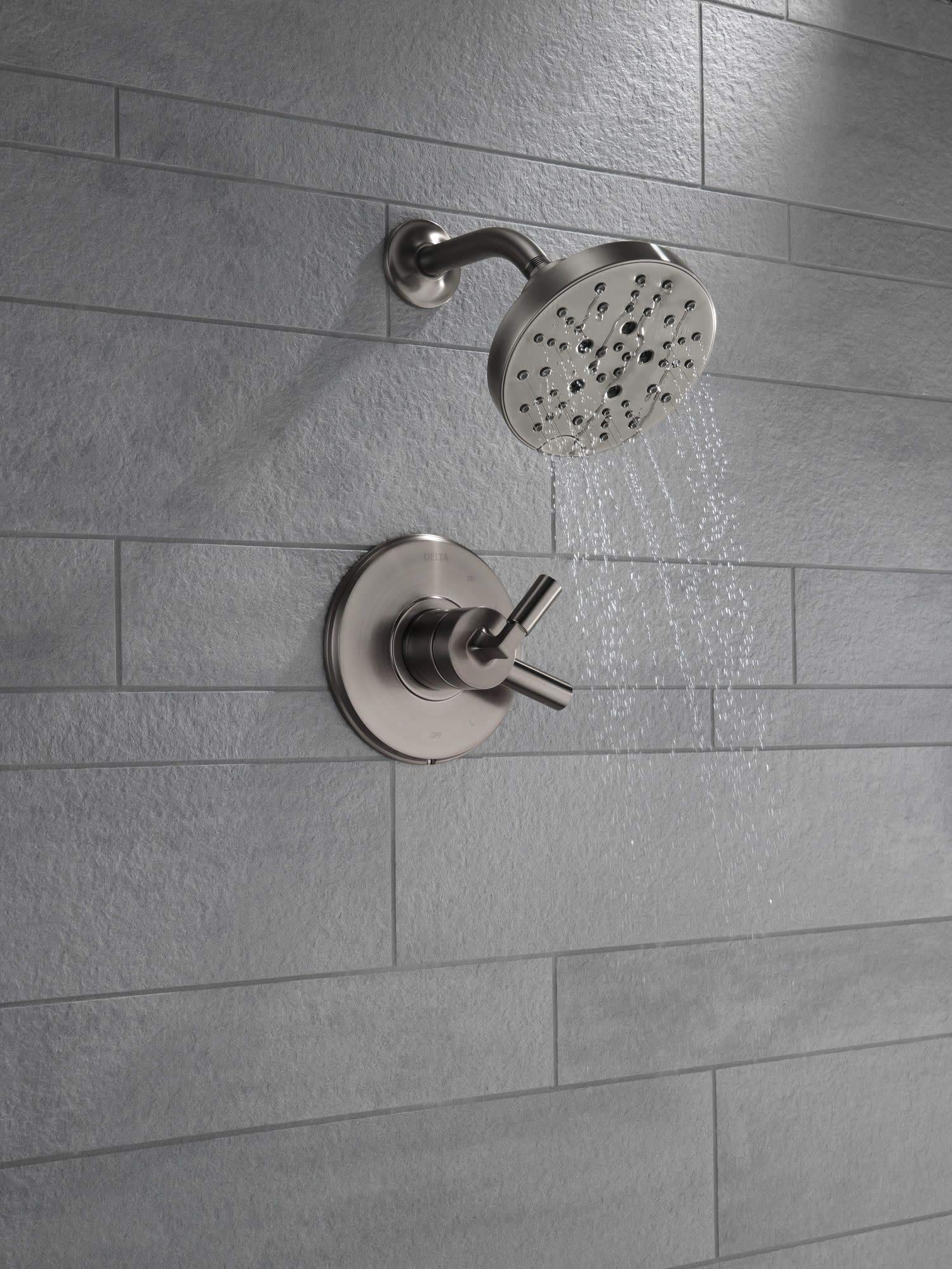 Delta T17248 Shower Only Faucet - Chrome Finish, Single Handle, Water-Saving Design for Bathroom & Shower Renovation - Perfect for Modern Homes & Apartments
