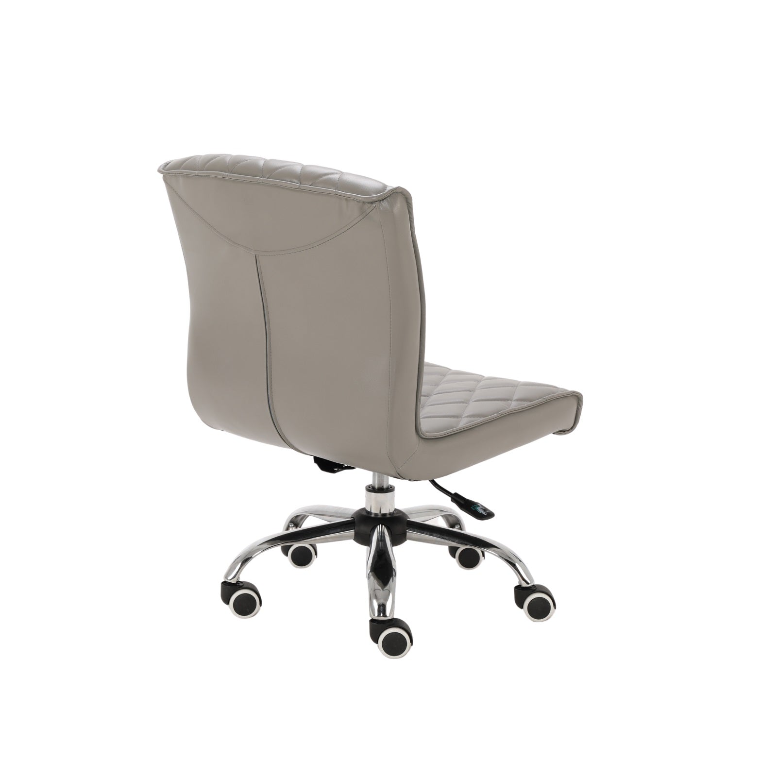 Delia Adjustable Manicure Stool with Backrest - Ergonomic Salon Stool for Nail Technicians & Pedicure - Perfect for Home & Professional Nail Salons
