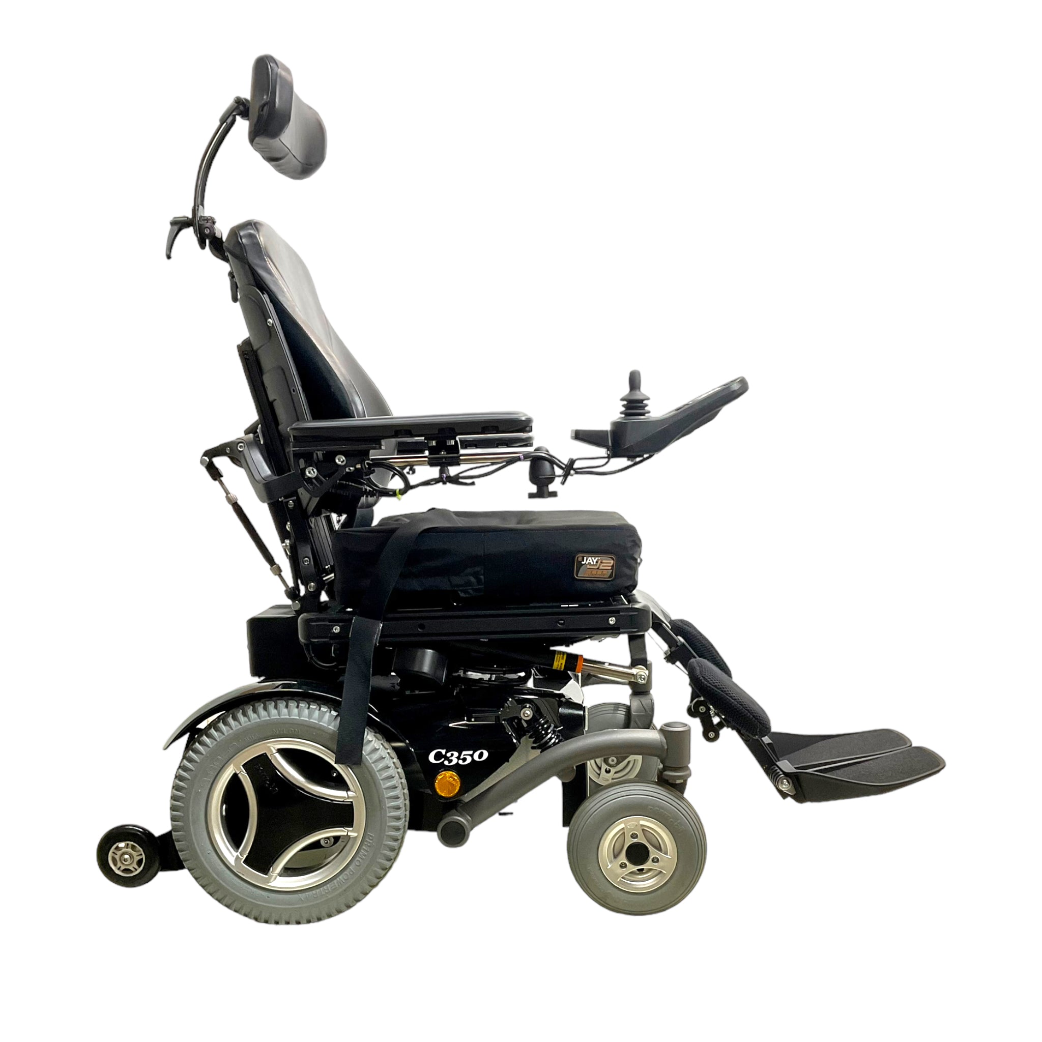 Permobil C350 Power Wheelchair | 19 x 18 Inch Seat | Tilt, Recline & Power Leg Rests - Mobility Solution for Home & Outdoor Use