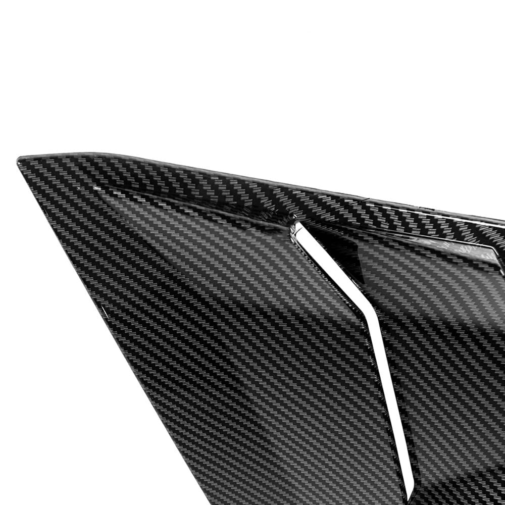 2PCS Rear Side Window Louvers for Nissan Altima 2019-2022 - Carbon Fiber Style Air Vent Scoop Shades - Racing Accessories for Car Decoration & Sun Protection - Perfect for Street Racing & Summer Driving