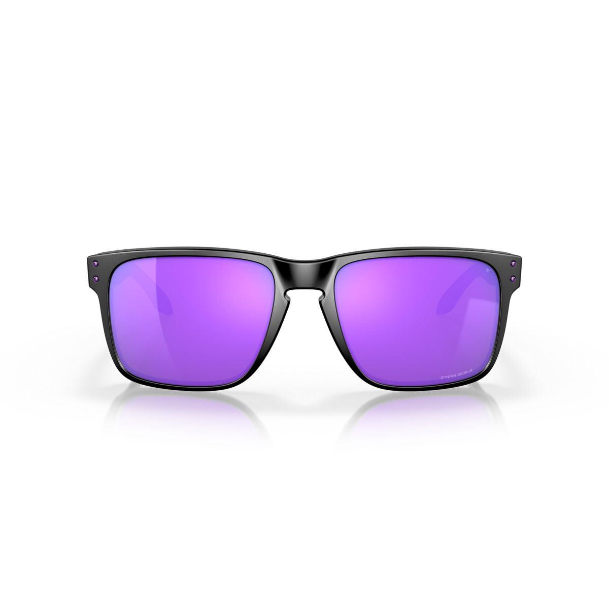 Oakley Holbrook XL Sunglasses Matte Black Frame with Prizm Violet Lenses - Model 0OO9417 941720 for Outdoor Sports & Driving