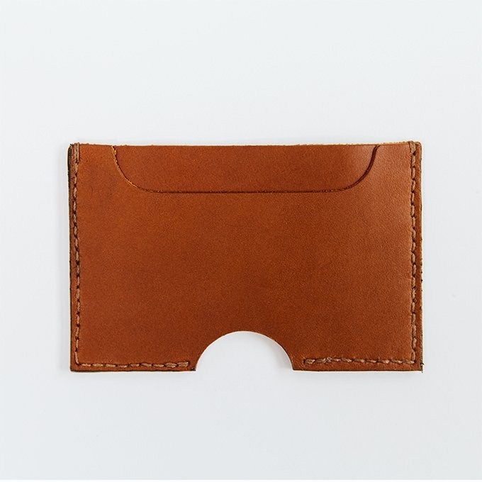 Slim Two Pocket Premium Leather Card Wallet for Men & Women - RFID Blocking Minimalist Wallet for Travel & Everyday Use