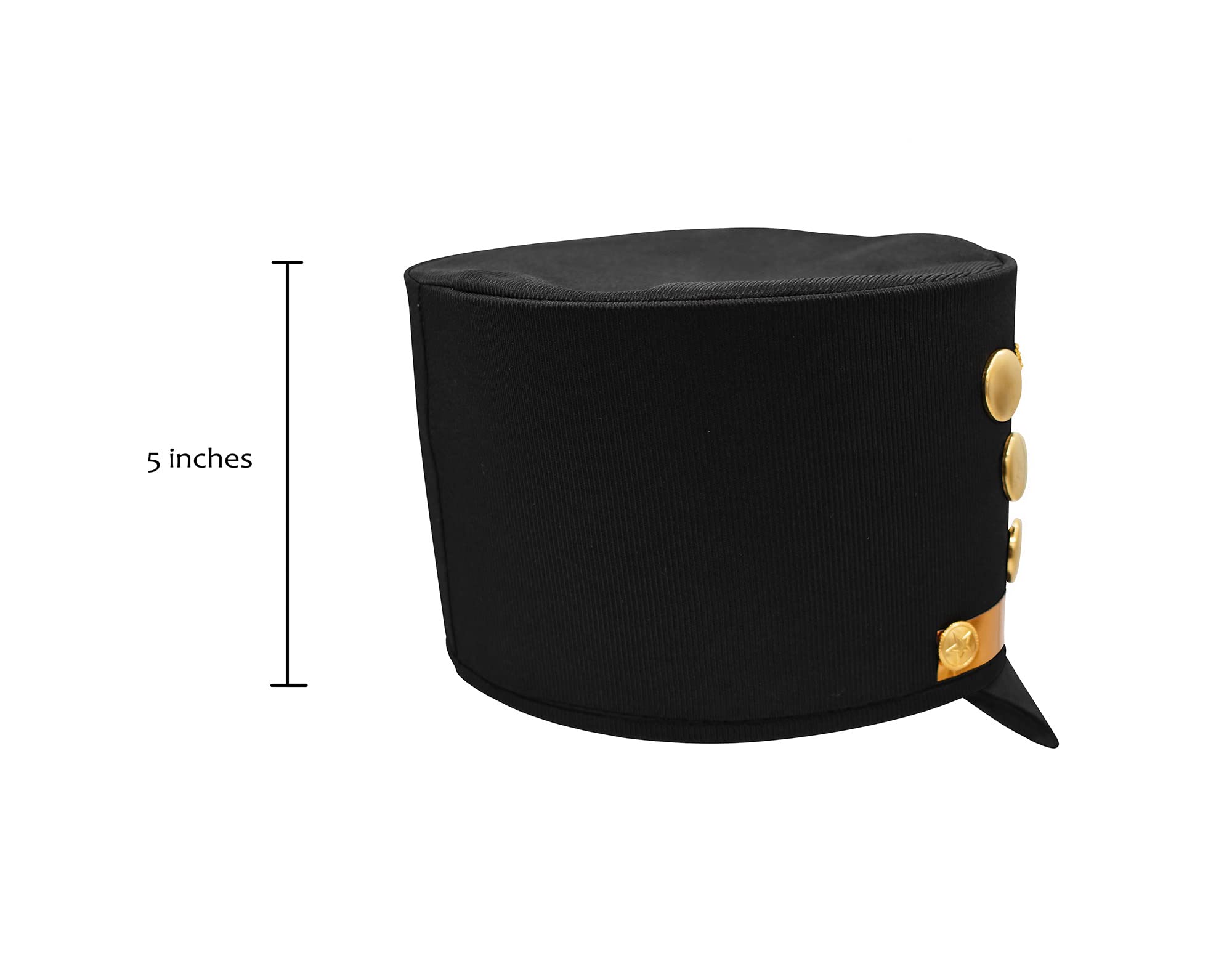 Drummer Boy Costume Hat & Epaulettes for Adult Toy Soldier Cosplay