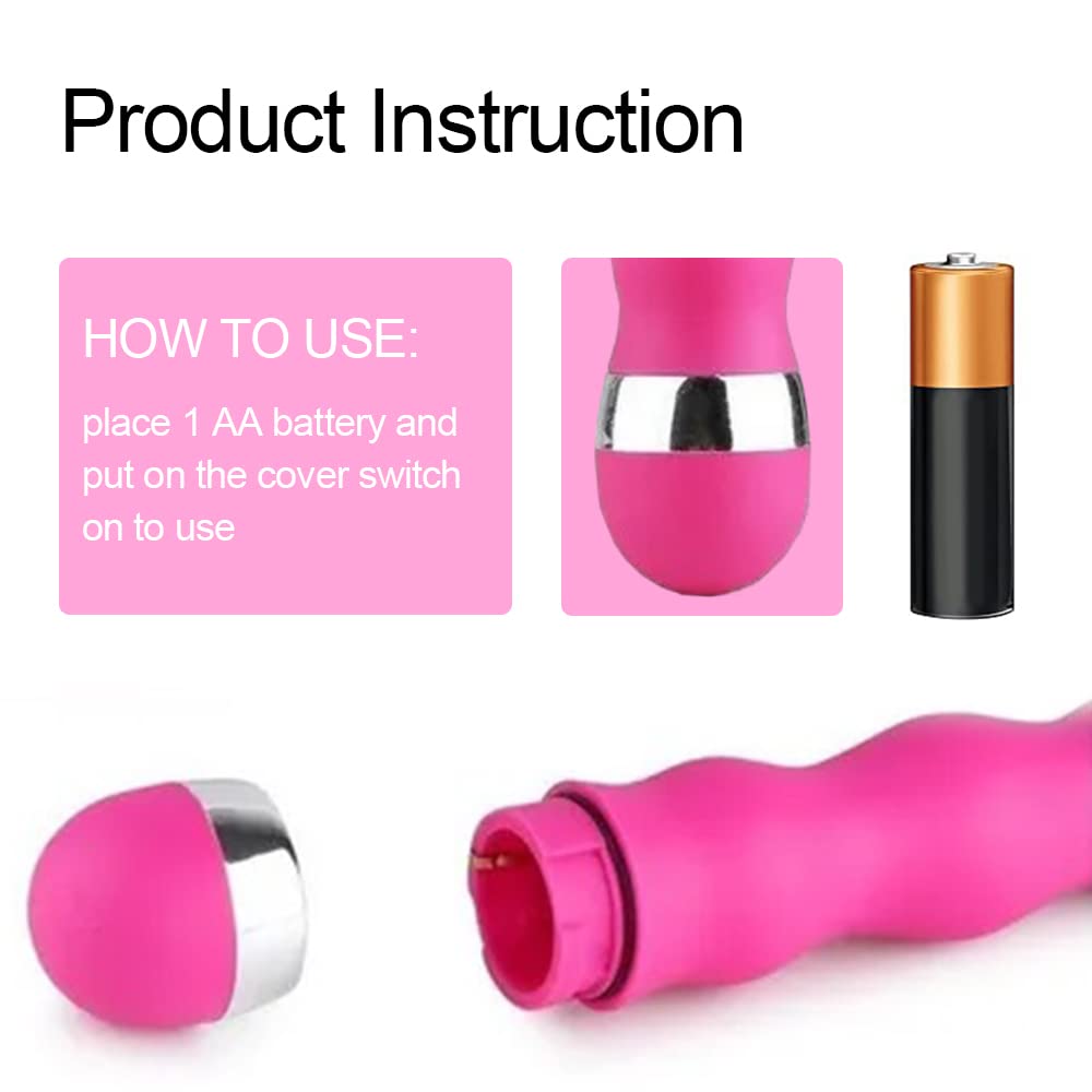 Mini Bullet Vibrator for Women - G Spot & Clit Stimulation - Rose (4 Inch) - Perfect for Solo Play & Couples Fun