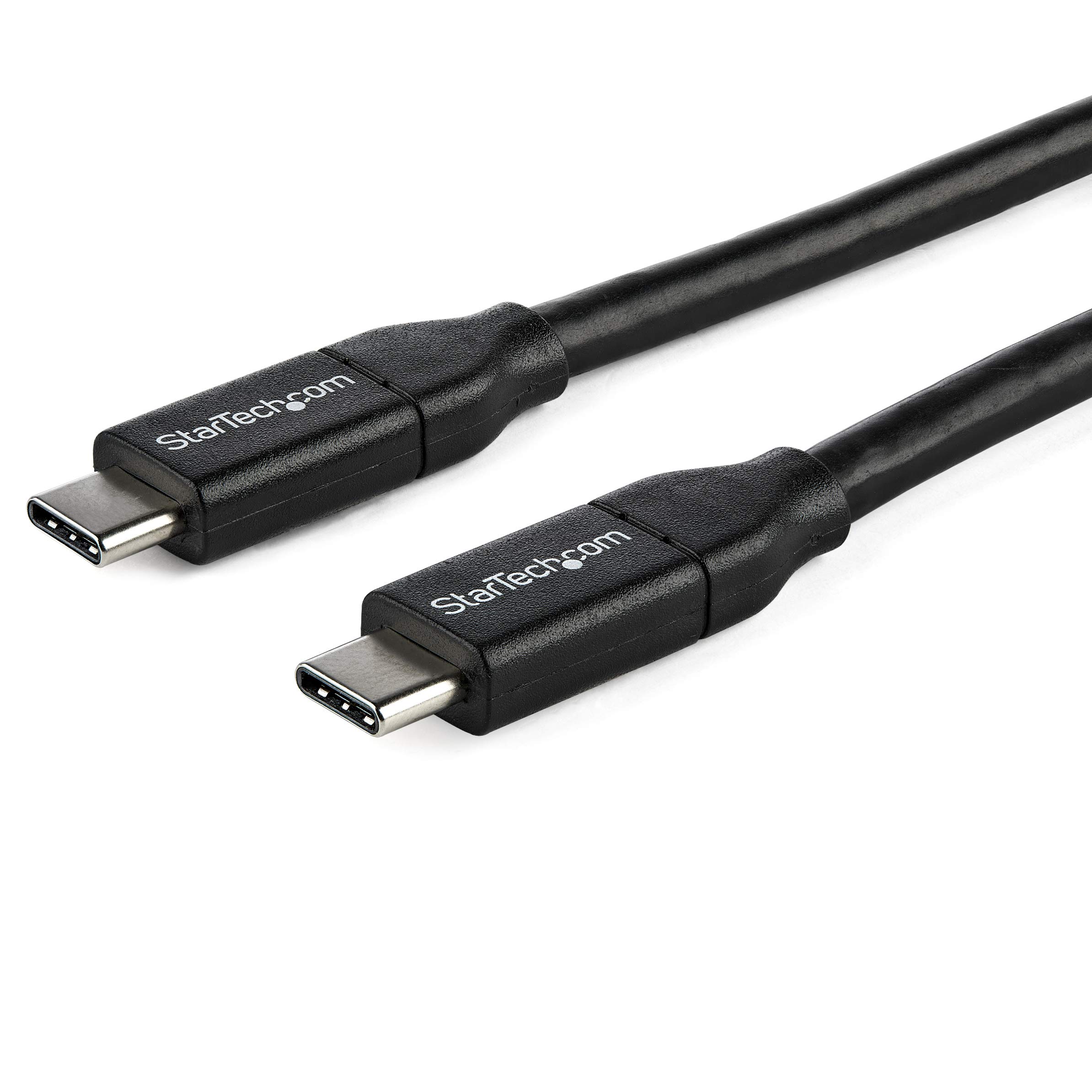 StarTech.com USB C to USB C Cable 3ft - USB-IF Certified 5A PD Fast Charging Cable - USB 2.0 Type C Charger Cord for Smartphones, Laptops & Tablets - Perfect for Home, Office & Travel Use