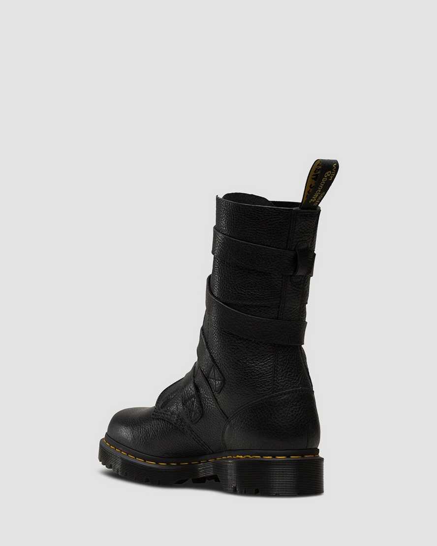 Bevan Black Traffic Boot - Heavy Duty Work Boots for Men & Women - Waterproof & Slip Resistant Safety Shoes for Construction, Warehouse & Outdoor Work