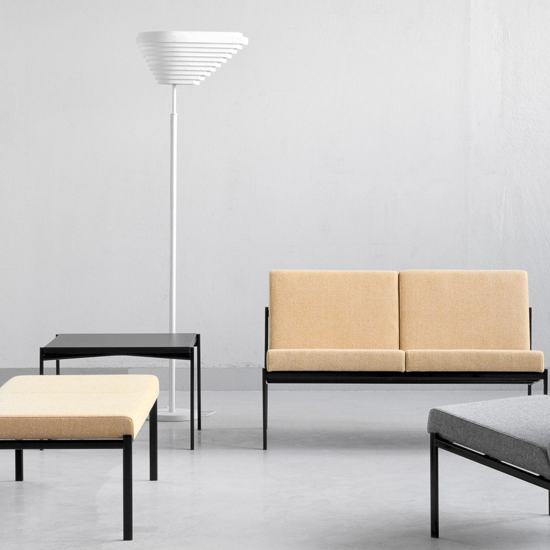 Modern Kiki Bench - 2 Seater Wooden Sofa for Living Room, Patio & Entryway - Stylish & Comfortable Small Space Seating Solution