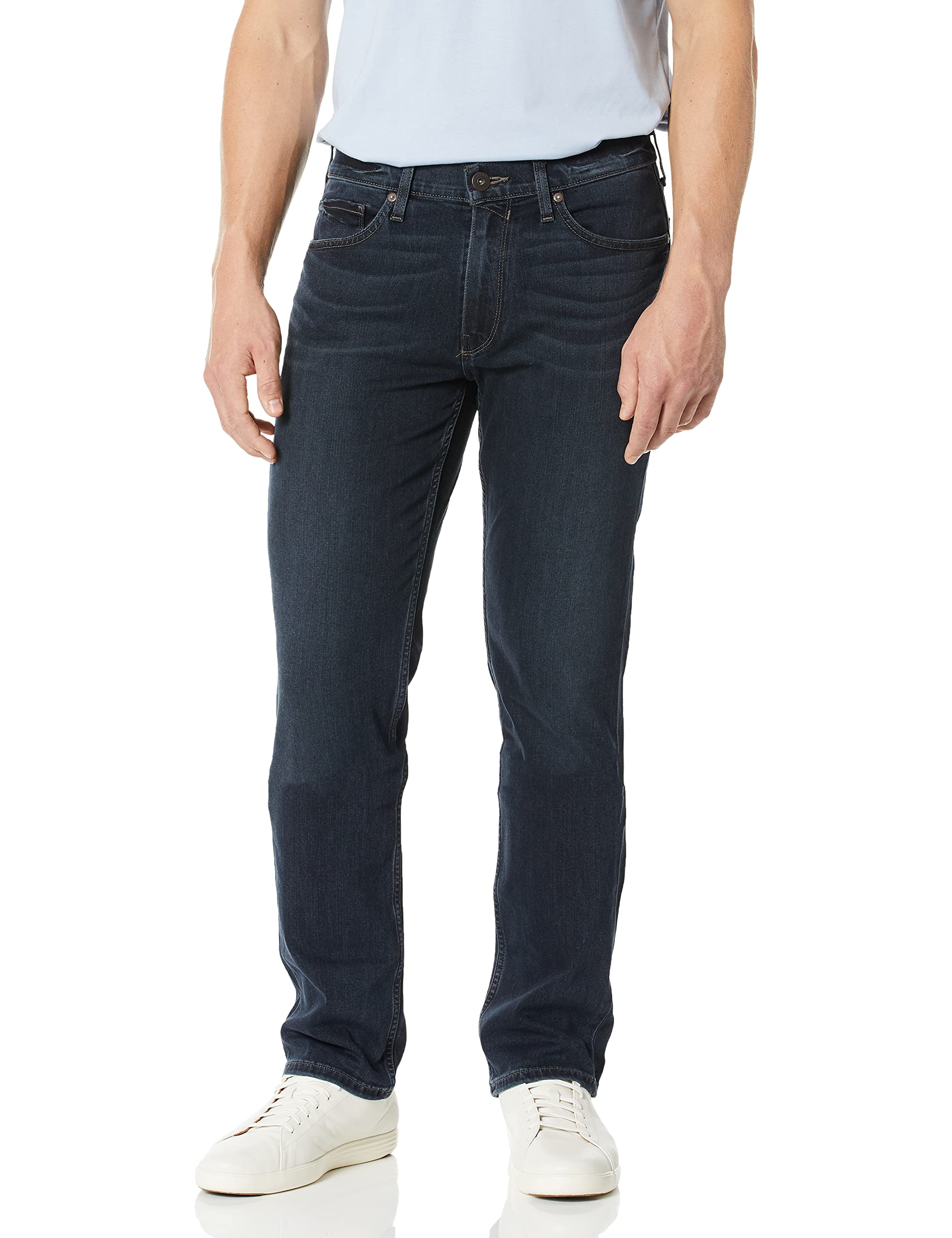PAIGE Men's Normandie Cellar Jeans - Slim Fit Stretch Denim Pants for Casual Wear | Comfortable & Stylish for Everyday Outfits and Date Nights