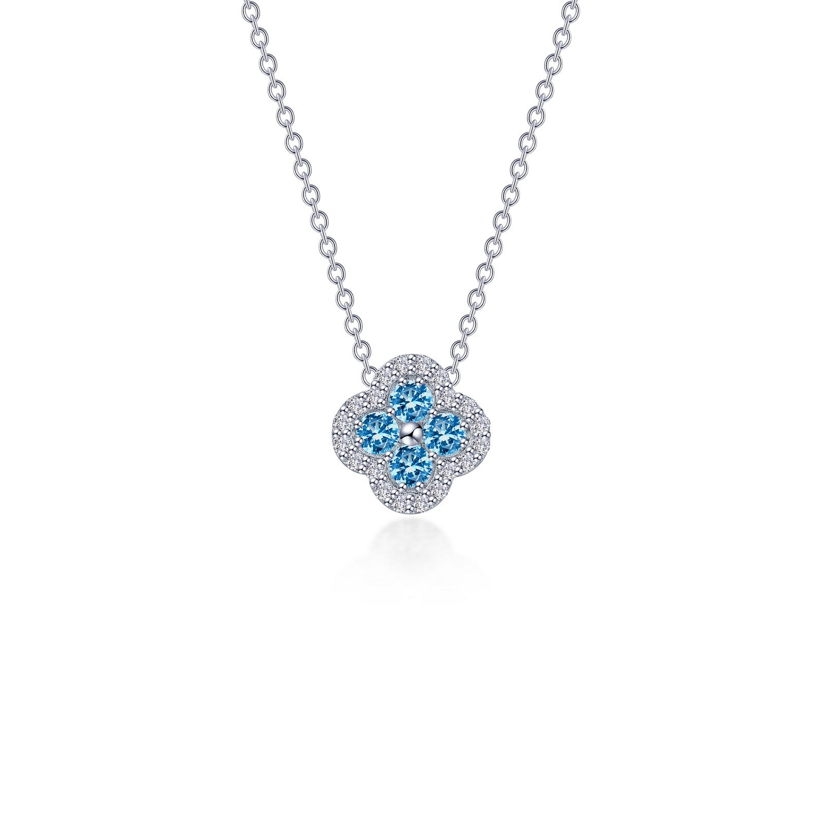 0.65 CTW Diamond Halo Pendant Necklace for Women - Elegant 14K Gold Plated Jewelry Gift for Anniversary, Valentine's Day & Special Occasions