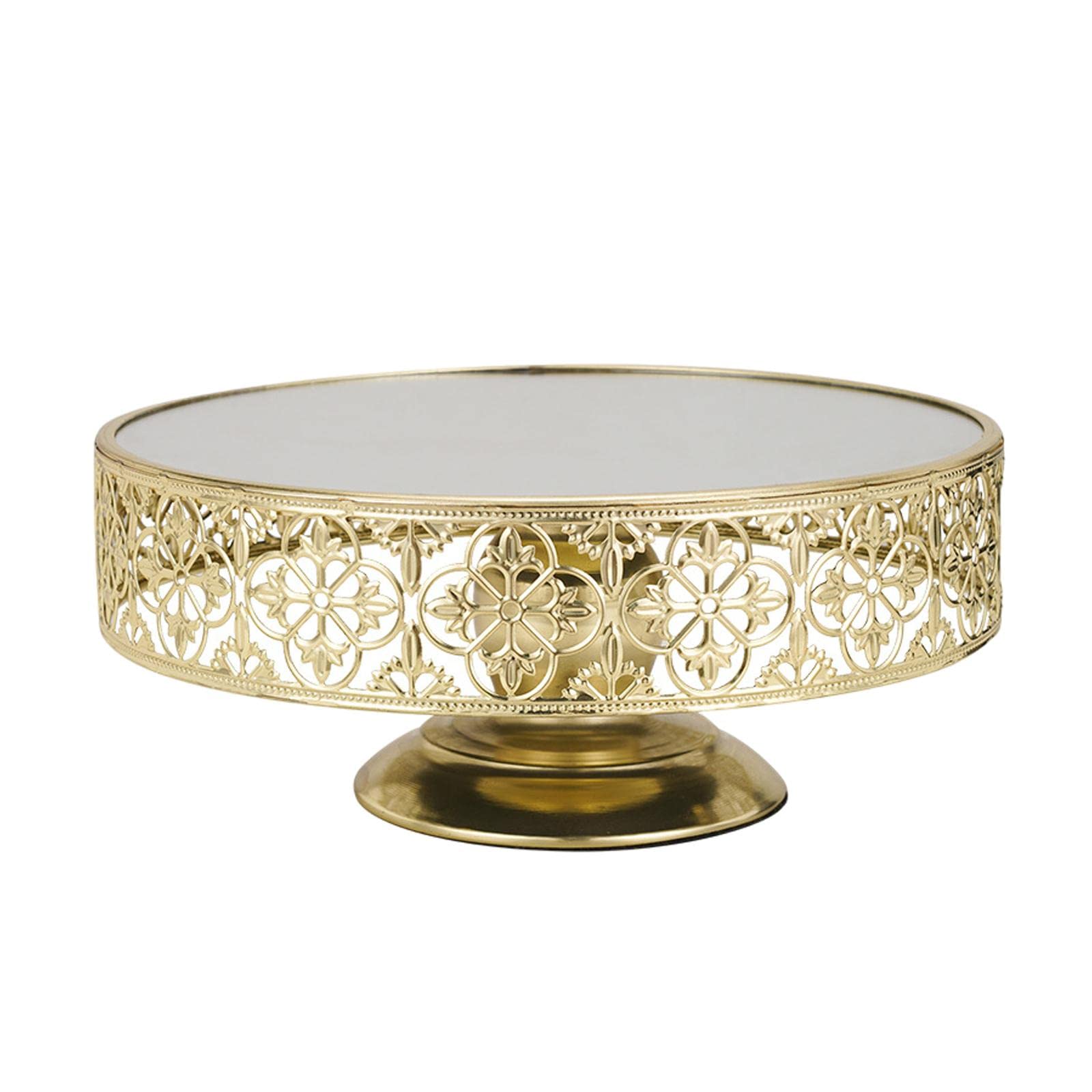 Homyl 12-Inch Round Cake Stand - Elegant Display Stand for Birthday Cakes, Wedding Cakes & Desserts - Sturdy Appetizer Serving Tray for Parties, Weddings & Special Events - Perfect for Home Baking, Catering & Event Decor