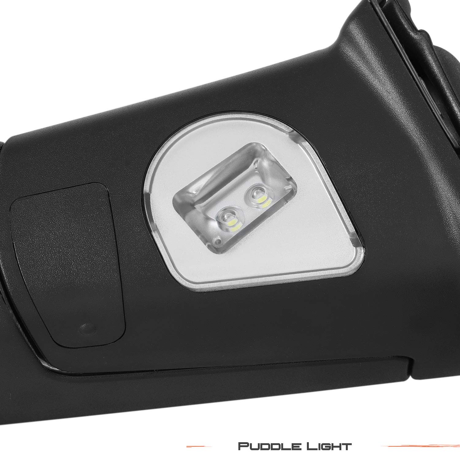AKKON Power Folding Towing Mirrors for 2009-2018 Dodge Ram with Temperature Sensor, Heated Glass, Turn Signal & LED Lights - Chrome Finish | Perfect for Heavy-Duty Towing, RV Hauling & Enhanced Nighttime Visibility