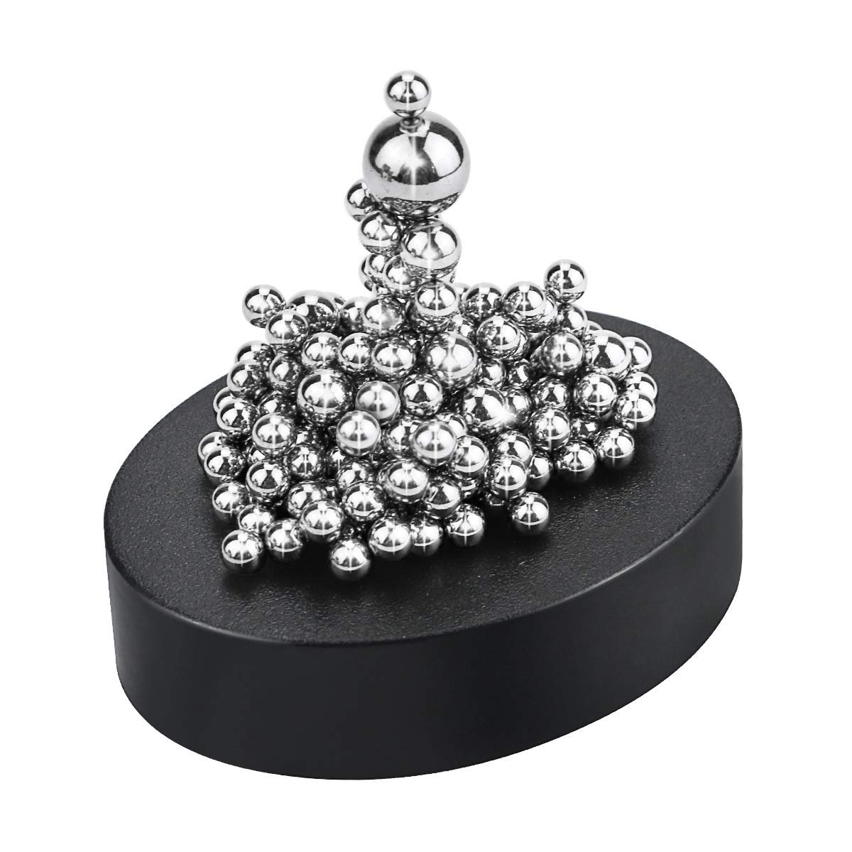 1 Box Stress Relief Magnetic Desk Sculpture Toys - Fidget Desk Decor with Magnetic Balls for Anxiety Relief, Office & Home Decor, Intelligence Development - Perfect for Office Workers, Students & ADHD Focus Aid