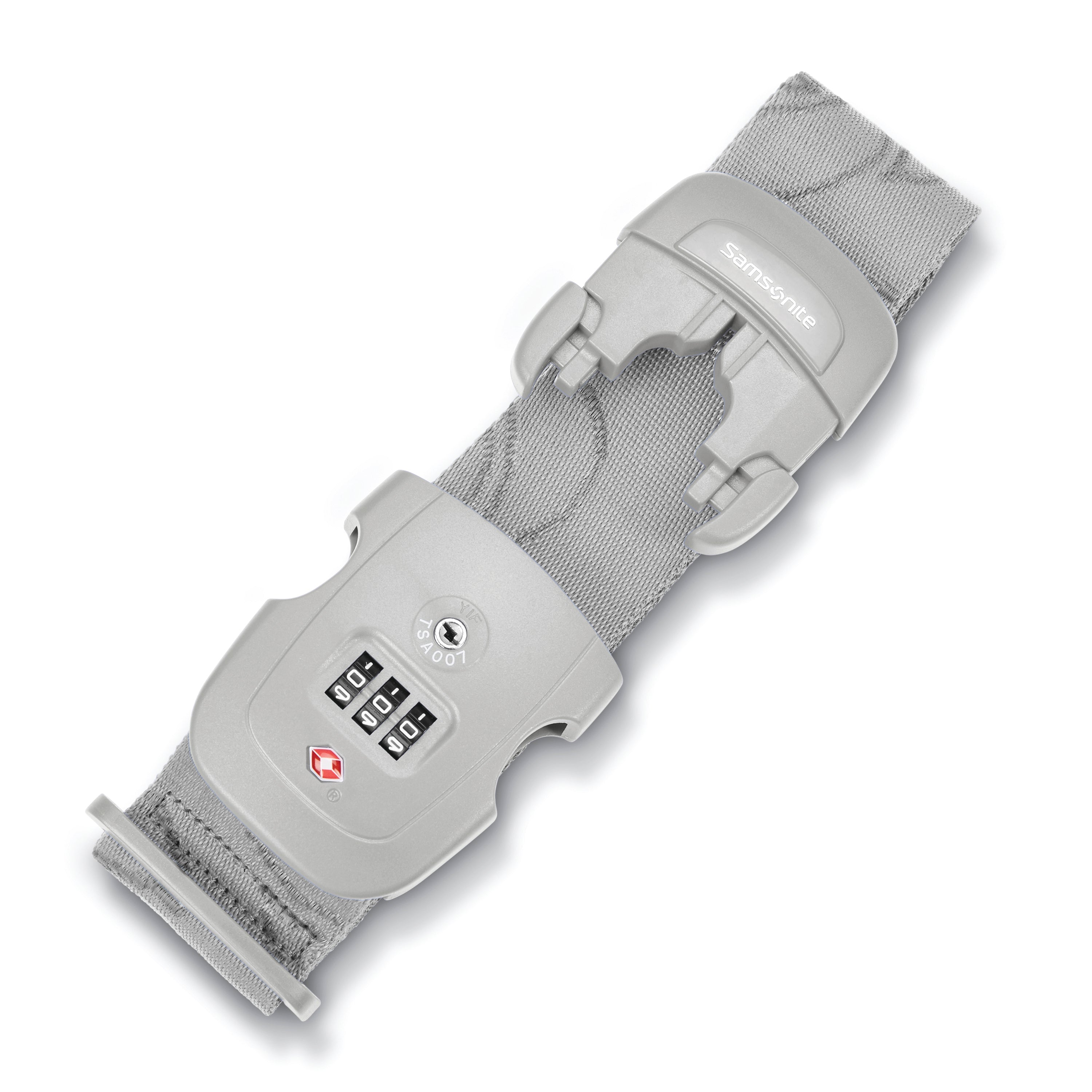 Samsonite 3-Dial TSA Approved Luggage Strap - Secure & Adjustable Travel Lock for Suitcases, Backpacks & Bags - Perfect for Airports, Hotels & Business Trips