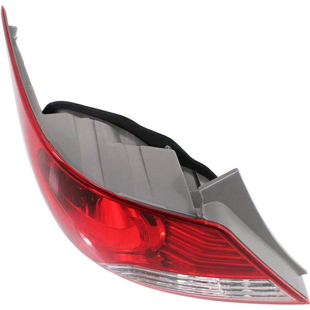 2012-2014 Hyundai Accent LH Sedan LED Tail Light Replacement - Left Side Brake Lamp Assembly - Perfect for Night Driving & Enhanced Safety