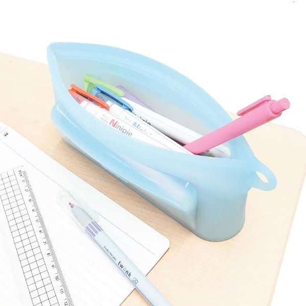 Punin Silicone Pen Case - Durable & Protective Pencil Holder for School, Office & Travel - Sun Star Design - Perfect for Students, Artists & Professionals