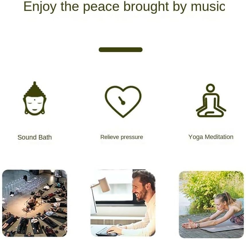 9-Tone Handpan Steel Tongue Drum for Sound Healing & Meditation - Portable Hand Chime with Mallet - Perfect for Yoga, Therapy & Relaxation at Home