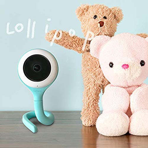 Lollipop Smart Baby Monitor with HD Camera & Audio - 1080p Video Baby Monitor with Crying Detection, Night Vision & 2-Way Talk - Wireless Nursery Camera for Home Security & Peace of Mind (Perfect for Newborns, Toddlers & Child Safety)