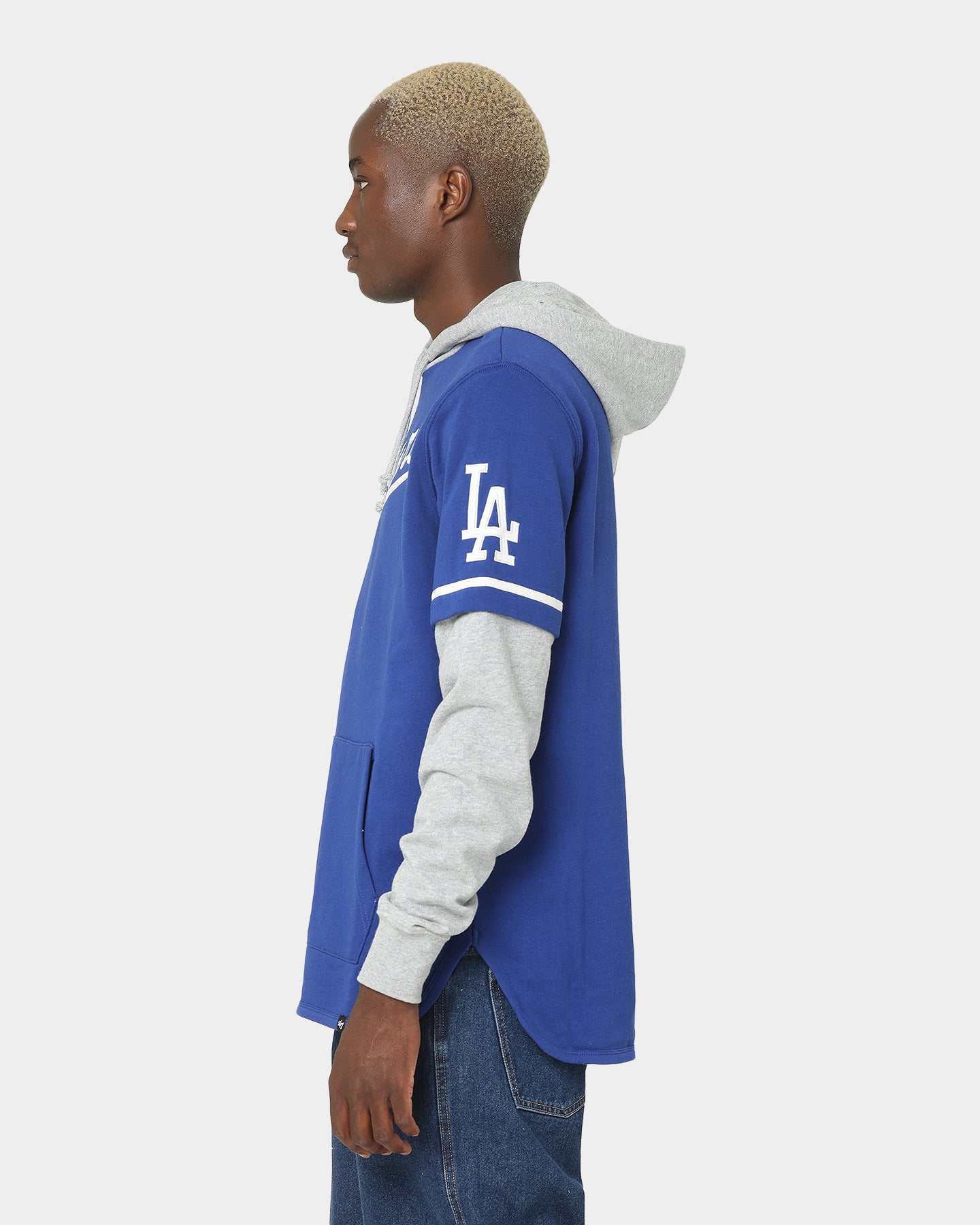 47 Brand Los Angeles Dodgers Shortstop Hoodie Royal Blue - Official MLB Baseball Fan Apparel for Men & Women - Perfect for Game Day, Casual Wear & Sports Events