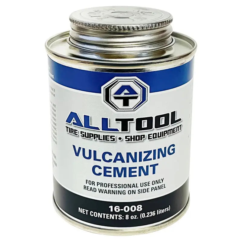 All Tool Vulcanizing Cement (8 oz) - High-Quality Rubber Repair Adhesive for Tires, Belts & Shoes - Perfect for Automotive, Industrial & DIY Repairs