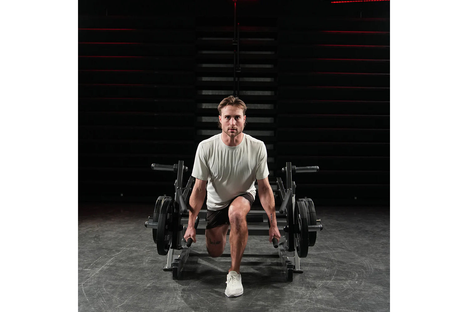 Hammer Strength Ground Base Multi Squat Machine - Professional Gym Equipment for Leg Workouts & Strength Training - Perfect for Home Gyms & Commercial Fitness Centers