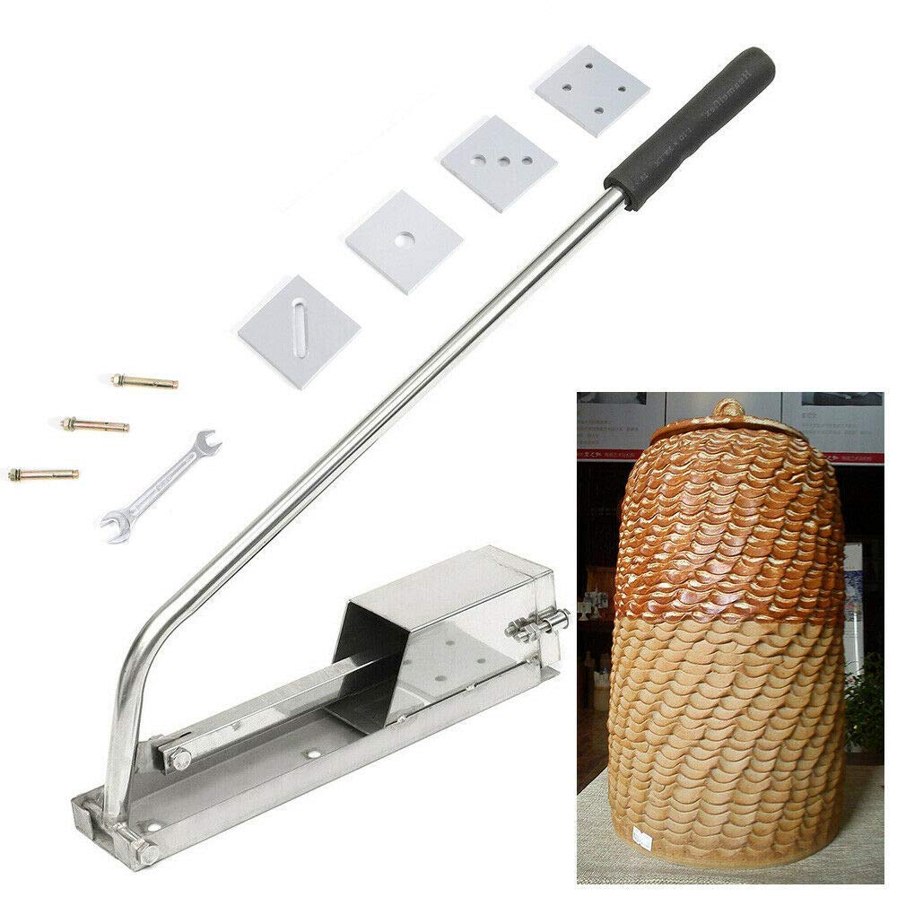 4-Layer Stainless Steel Polymer Clay Extruder - Soft Mud Tool for Pottery, Cake Decorating & Fondant Sculpture | Durable Craft Gun for DIY Art Projects (USA) | Perfect for Ceramic Artists, Bakers & Craft Enthusiasts
