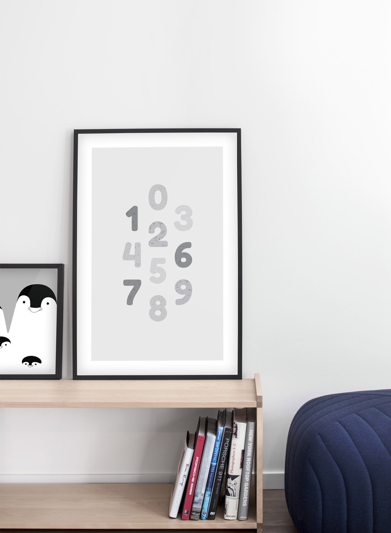 Black Numbers Poster - Educational Wall Art for Classrooms, Offices & Home Decor | Perfect for Learning, Teaching & Room Aesthetics