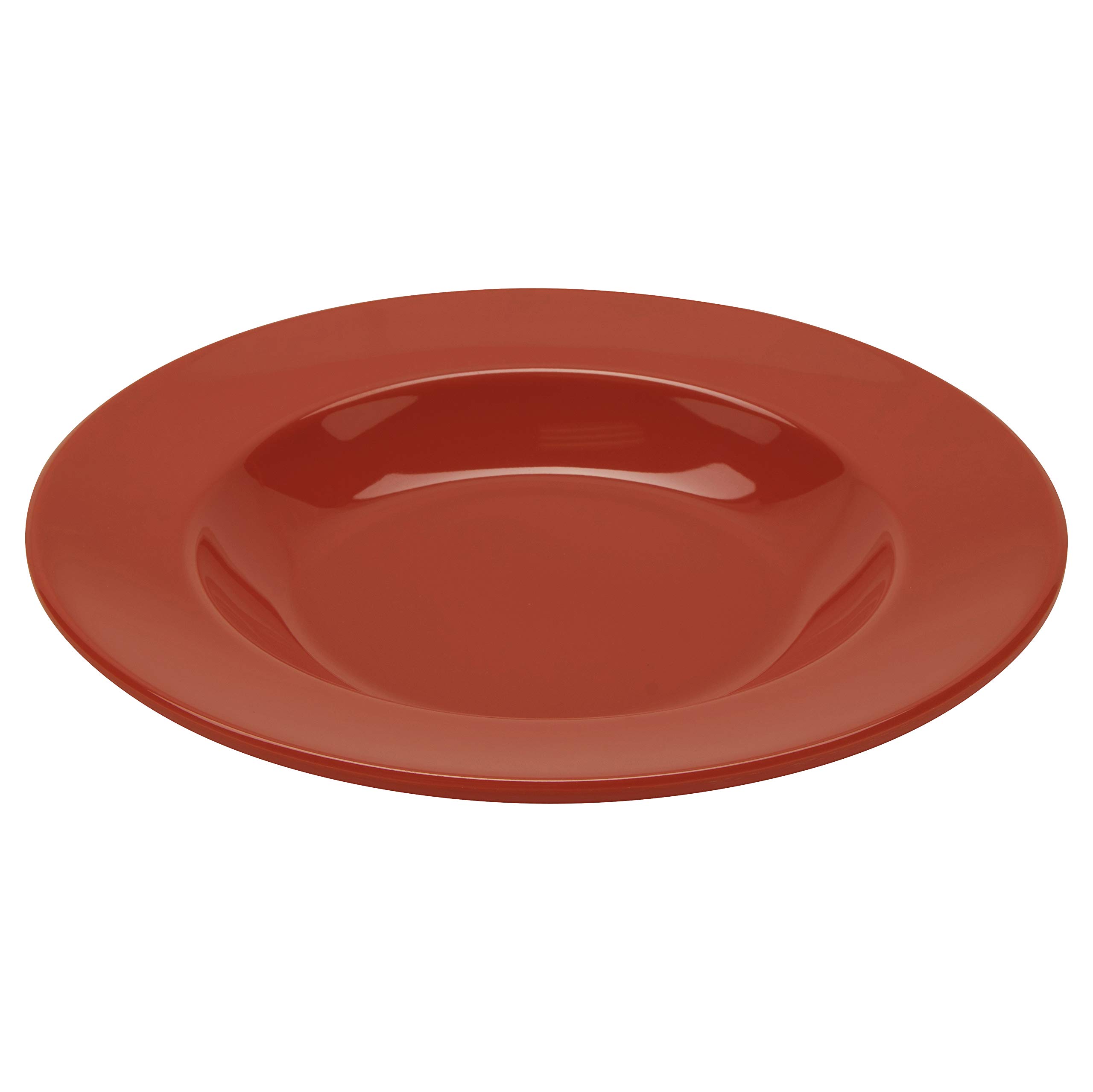 G.E.T. B-1611-RO Diamond Mardi Gras Collection 16 oz. Orange Melamine Bowls - Set of 12, Durable & Lightweight for Parties, Picnics, and Outdoor Dining
