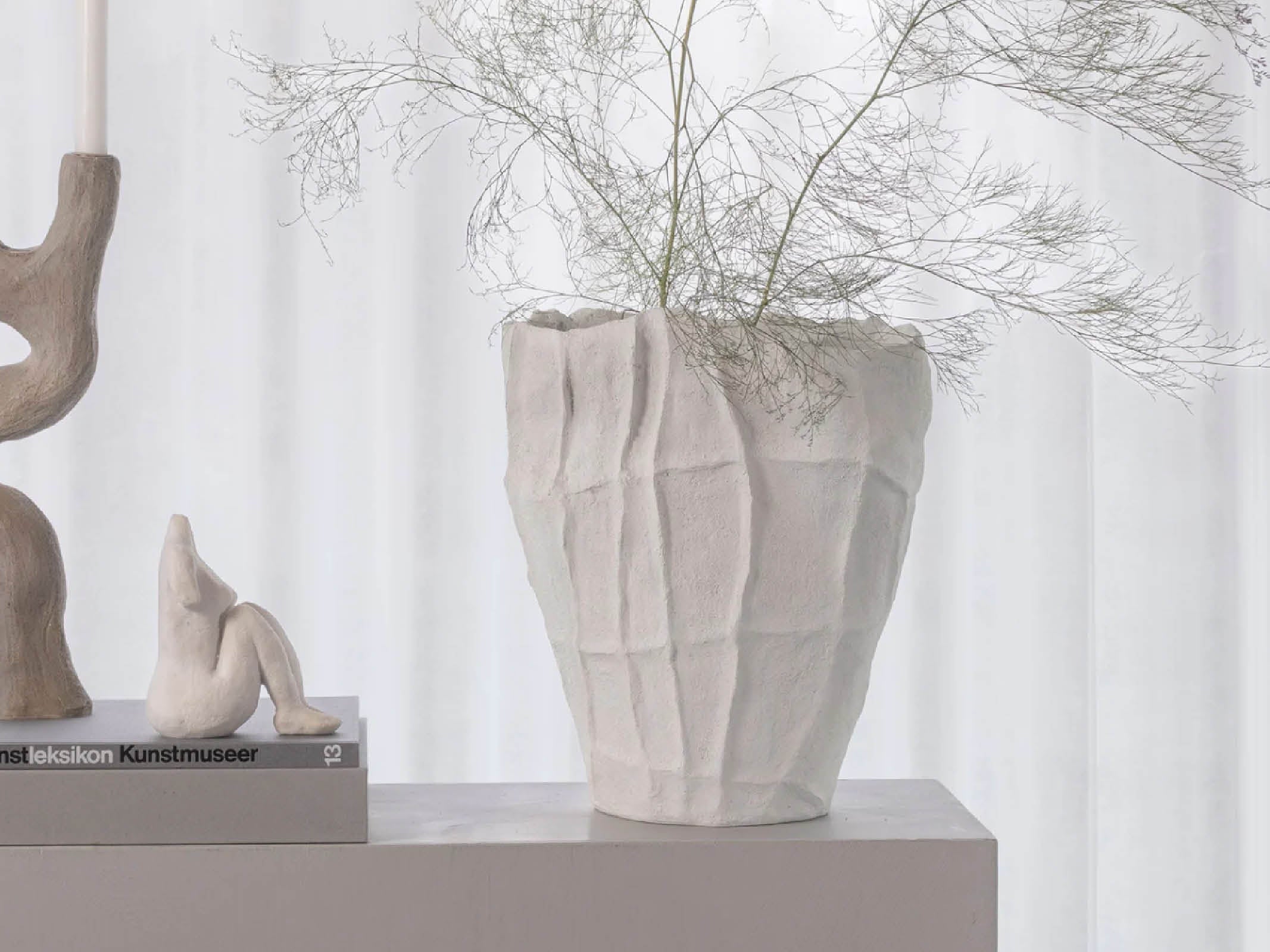 Artpiece Artistic Vase - Handcrafted Ceramic Home Decor for Living Room, Bedroom & Office - Perfect for Flower Arrangements & Interior Design