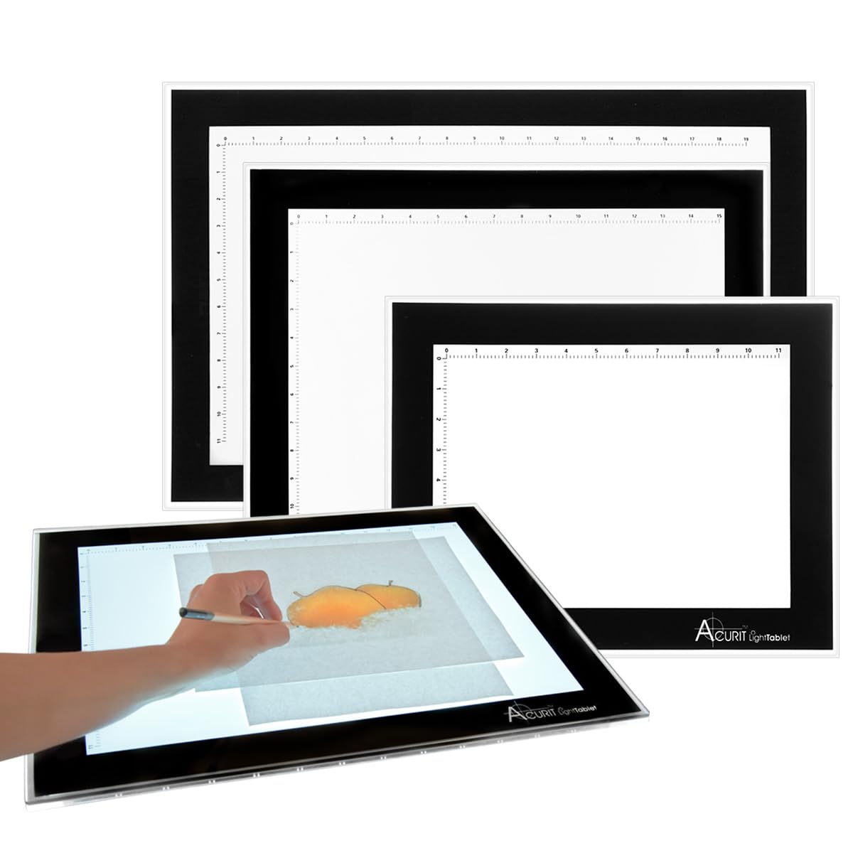 Acurit A2 Light Box for Tracing - 16.5 x 23.4 Inch LED Art Drawing Tablet with Adjustable Brightness - Perfect for Artists, Sketching, Animation & Calligraphy - Ideal for Home Studio, Classroom & Professional Use