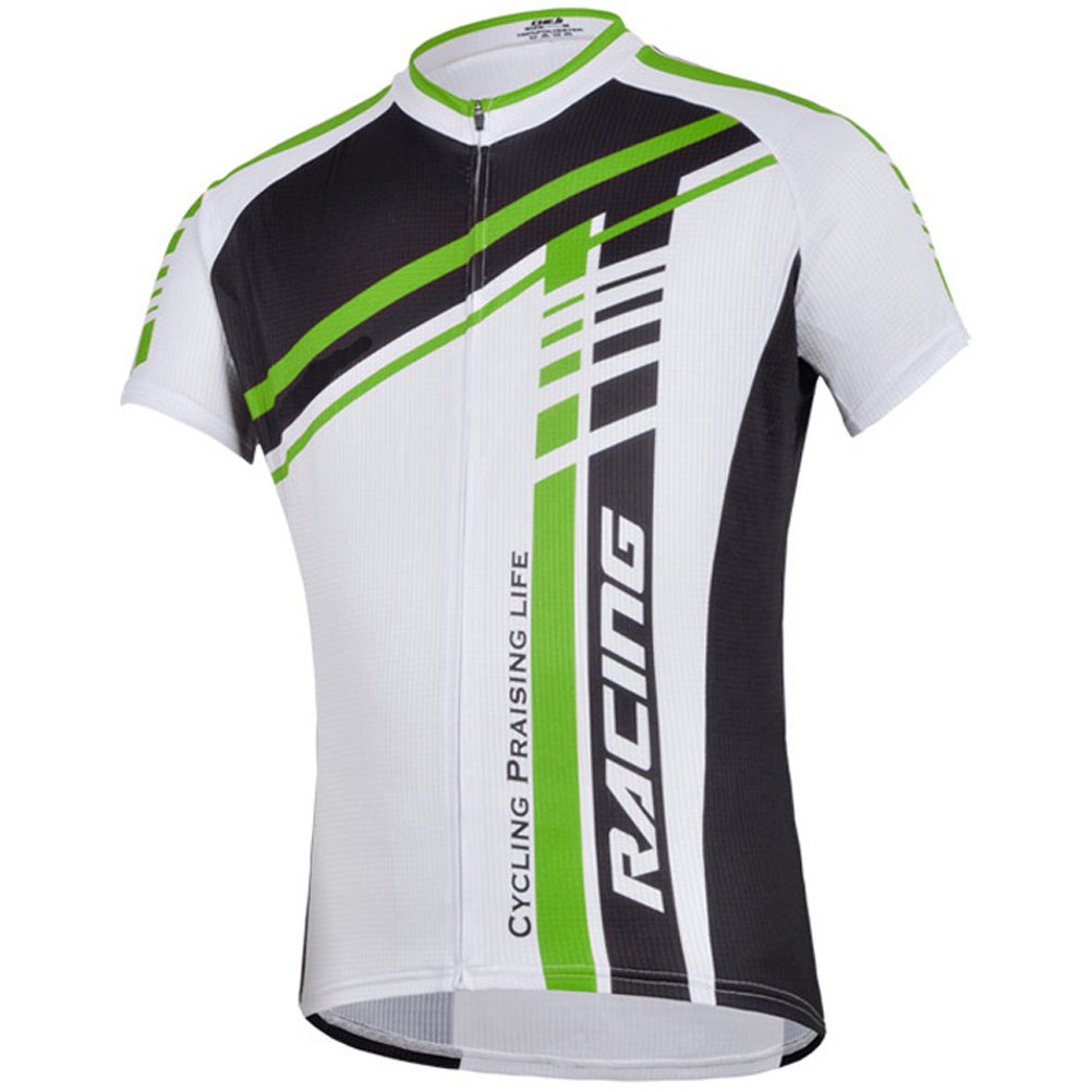 **Sponeed Men's Cycling Jersey & Bib Shorts Set - Breathable, Moisture-Wicking Bike Outfit for Road & Mountain Biking**
