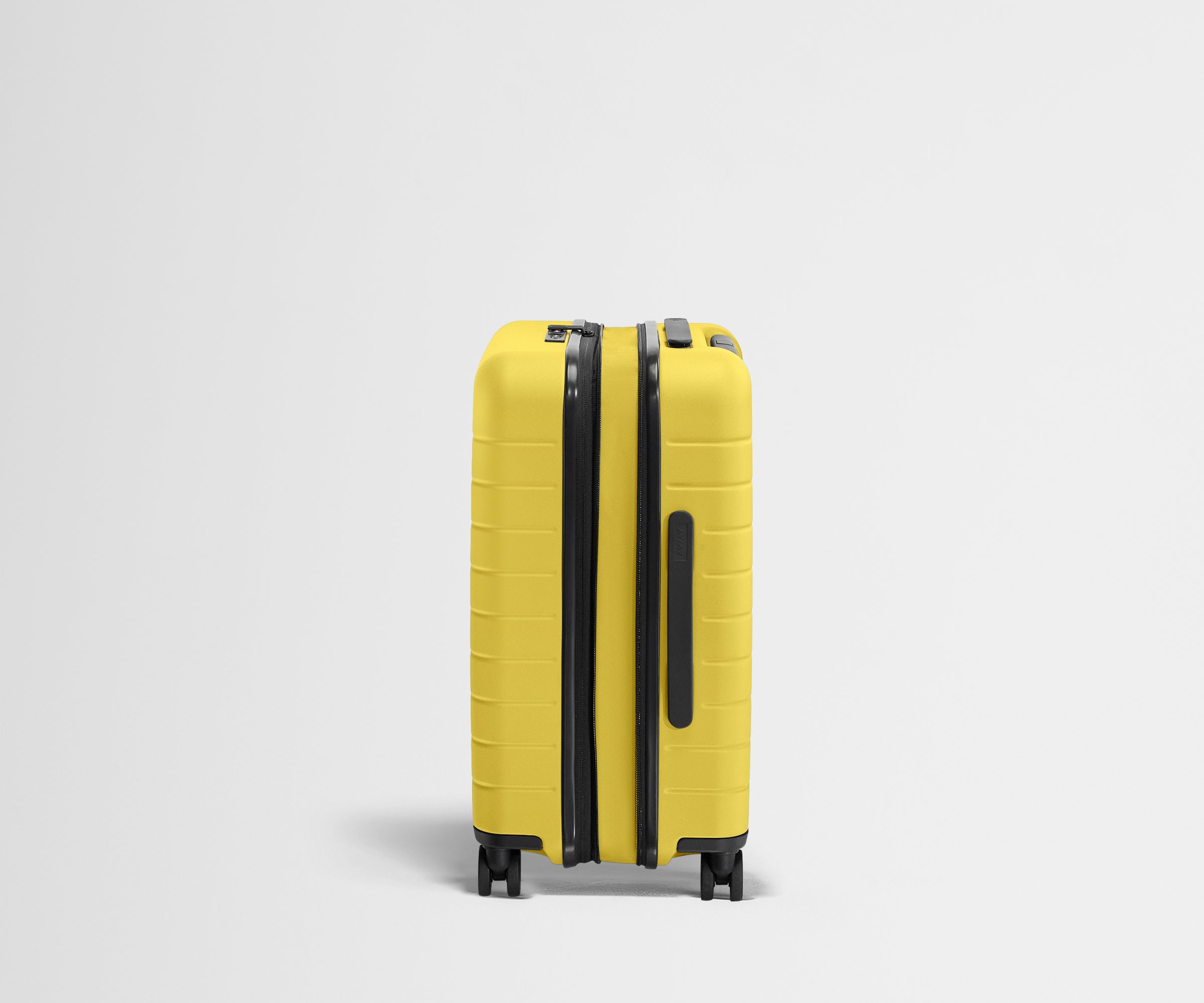 The Carry On Flex Luggage - Sunshine Yellow Lightweight Spinner Suitcase for Travel, Business Trips & Weekend Getaways