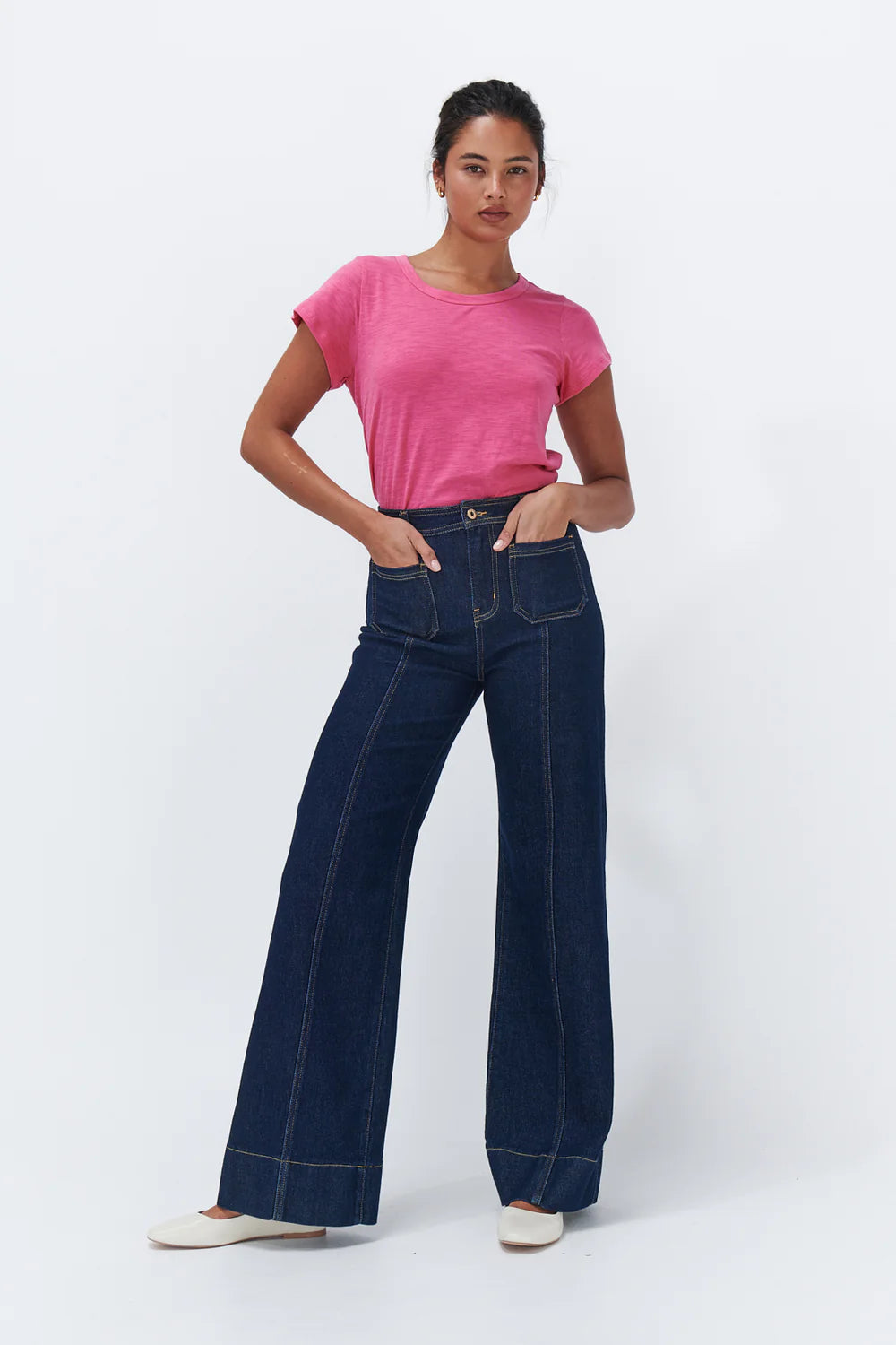 Kireina Farrah Jean Indigo - Premium Women's Jeans for Casual & Everyday Wear | Comfortable & Stylish Denim Pants for Women | Perfect for Work, Outings & Relaxing