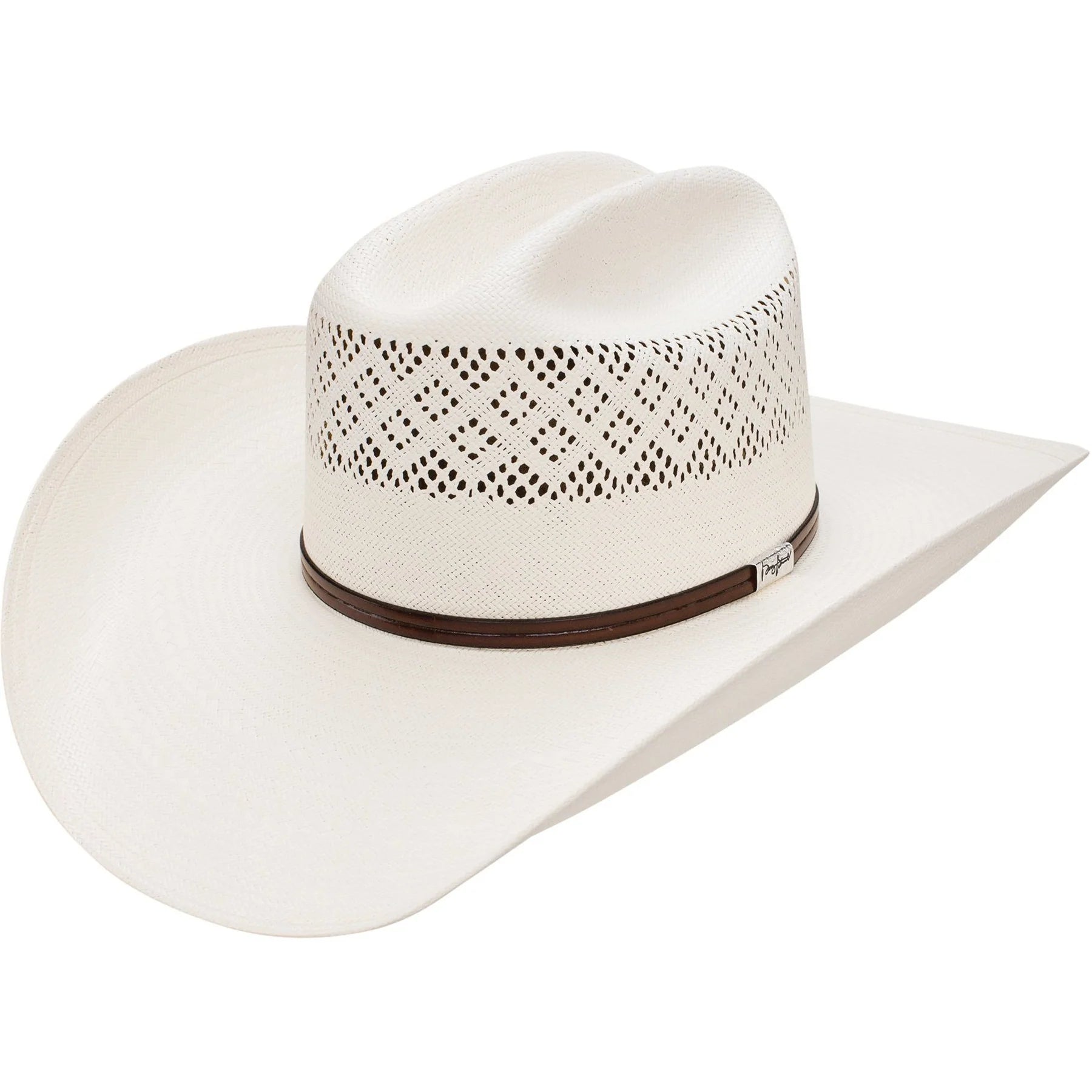 Resistol George Strait Jaxon 20X Straw Cowboy Hat for Men - Western Rancher Style Sun Protection - Perfect for Rodeo, Country Music Festivals & Outdoor Adventures