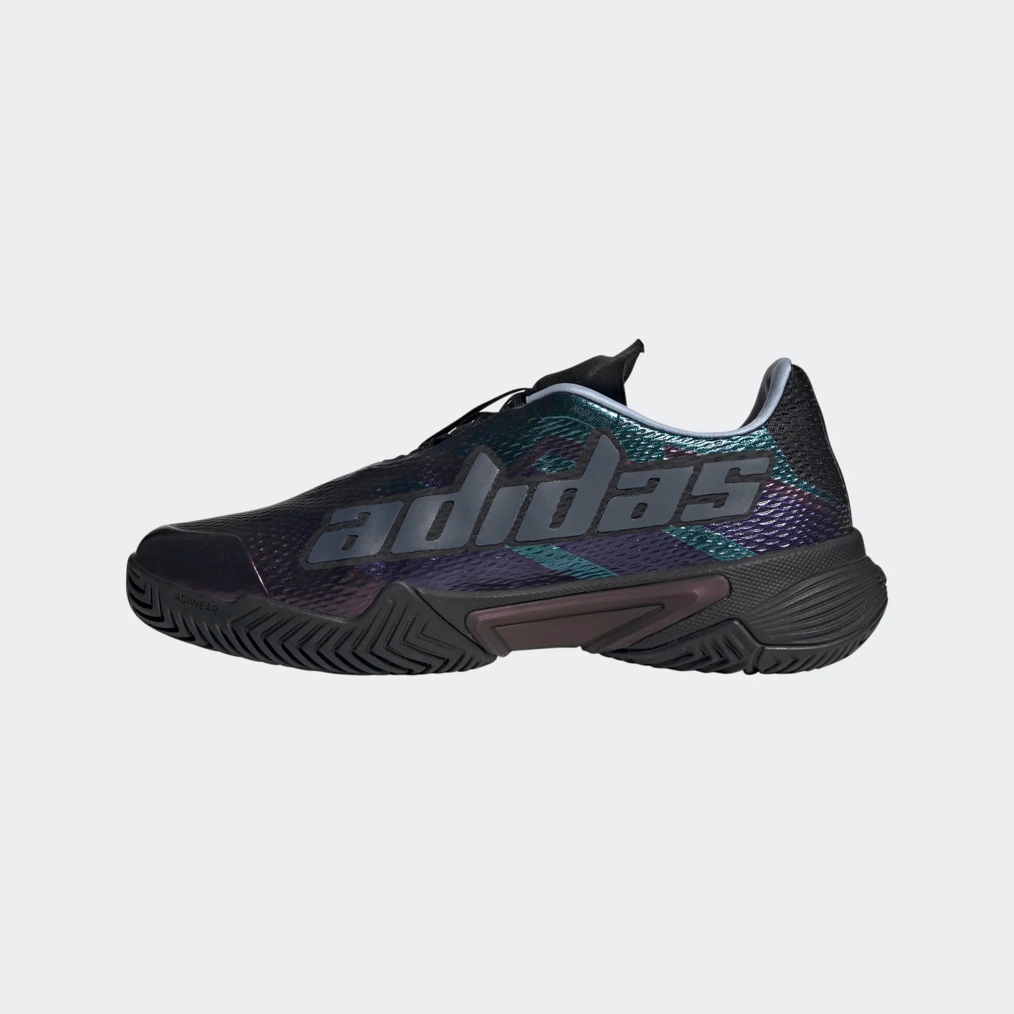 adidas Barricade Men's Tennis Shoes - Black/Blue/Purple HQ8415 | High-Performance Court Shoes for Competitive Play & Training