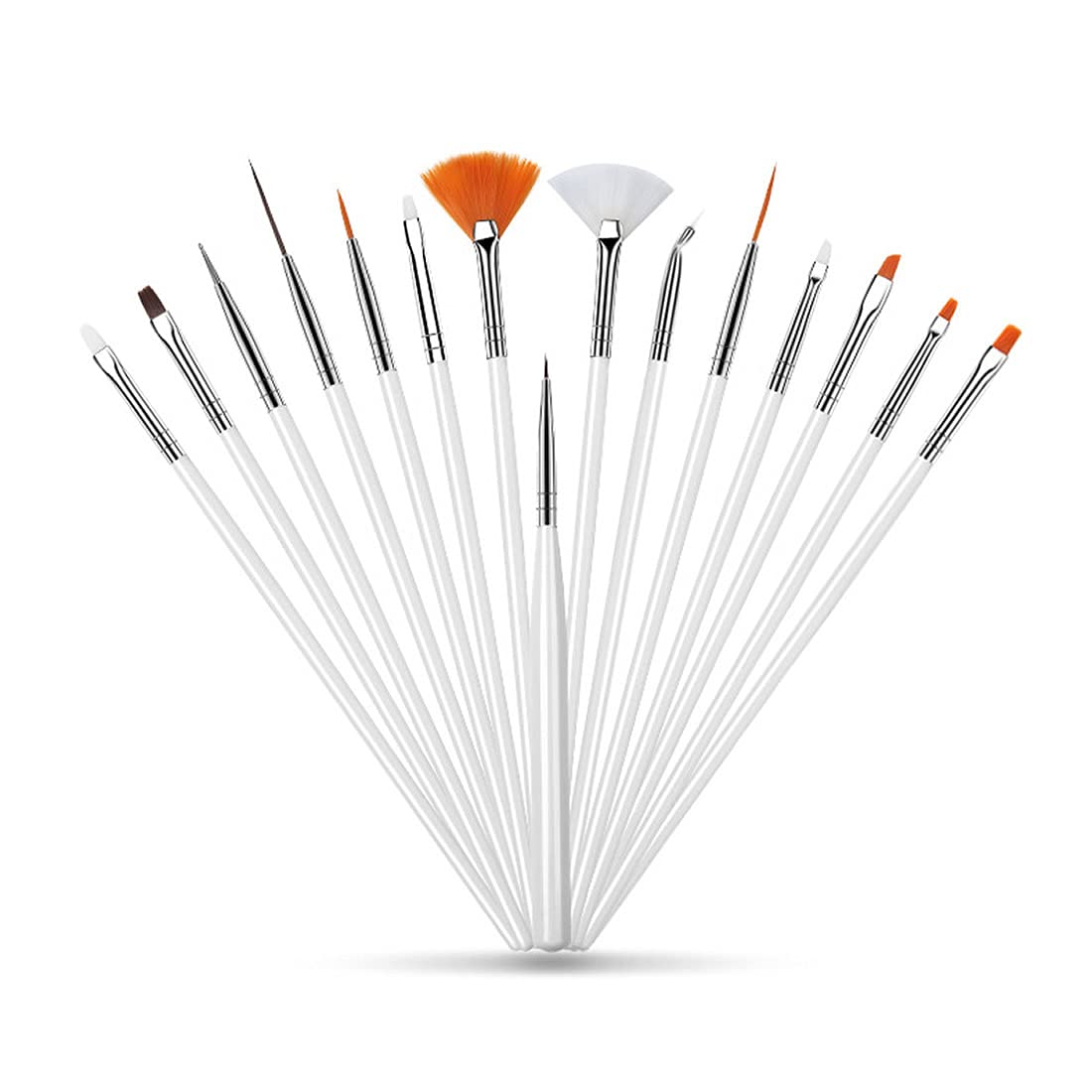 FStyler 15pcs Professional Nail Art Dotting Tools Set - High Quality UV Gel Polish Brush Pens for Nail Design, Painting & Drawing | Perfect for Salon & Home Manicure | DIY Nail Art, French Tips & Gel Polish Application