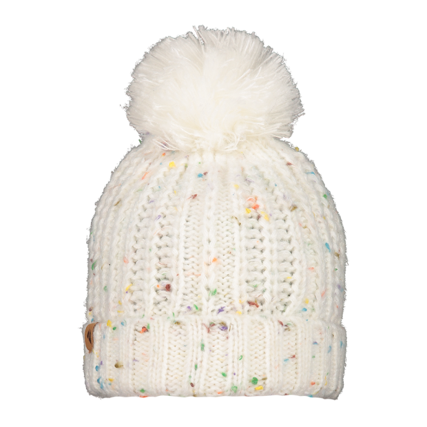 Obermeyer 2021 Junior Ouray Pom Beanie - Warm Winter Hat for Kids with Faux Fur Pom - Perfect for Skiing, Snowboarding & Outdoor Activities