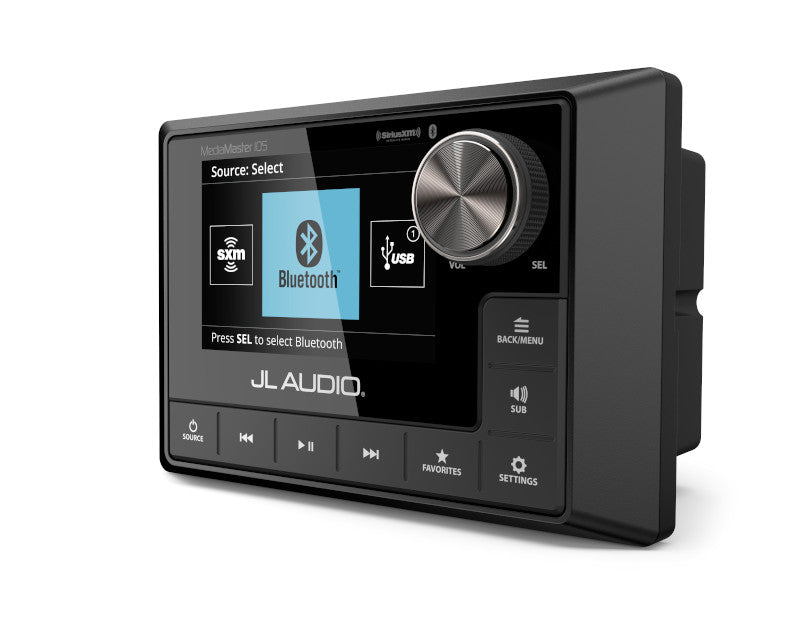 JL Audio MM105 MediaMaster Waterproof Marine Stereo with Color LCD Display - Perfect for Boats, Yachts & Outdoor Water Activities
