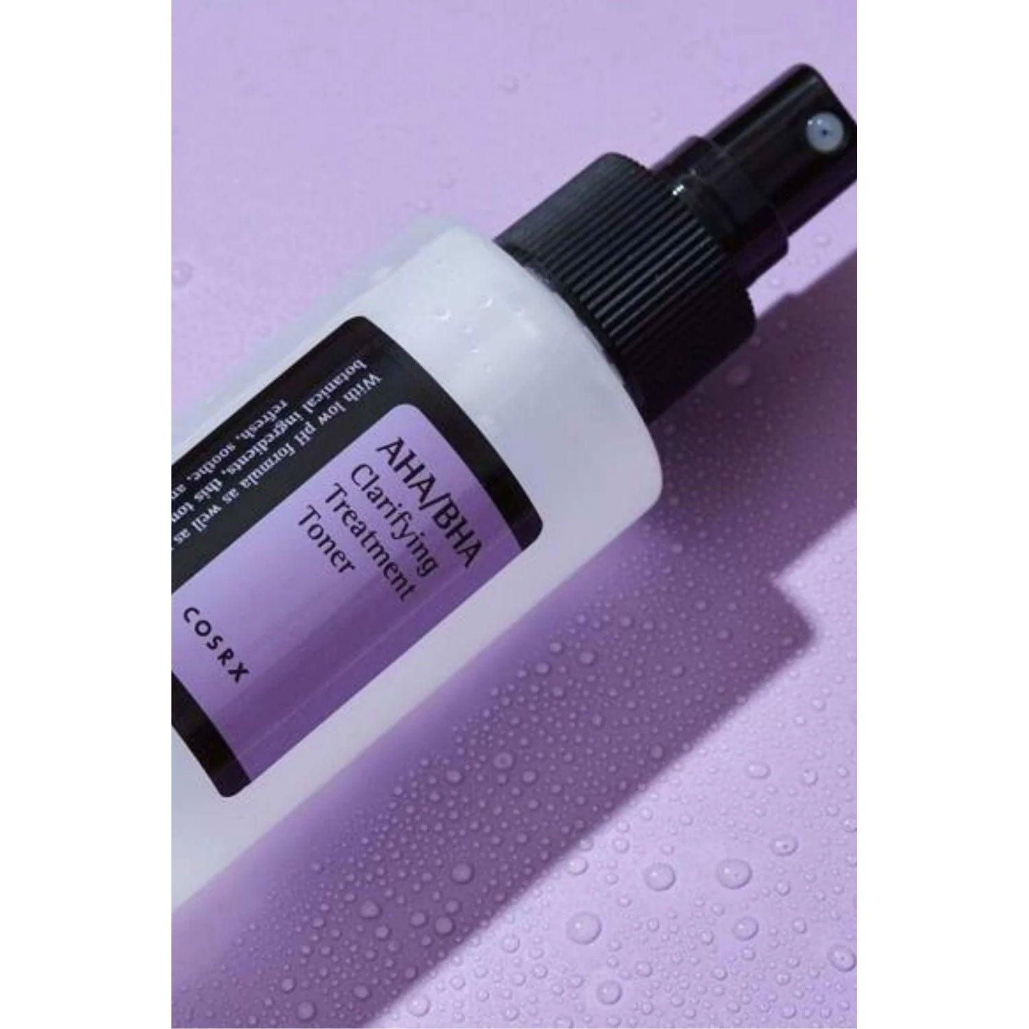 COSRX AHA/BHA Clarifying Treatment Toner 150ml | Exfoliating Facial Toner for Acne & Blackheads - Korean Skincare for Oily & Combination Skin | Daily Use for Clear, Smooth Complexion