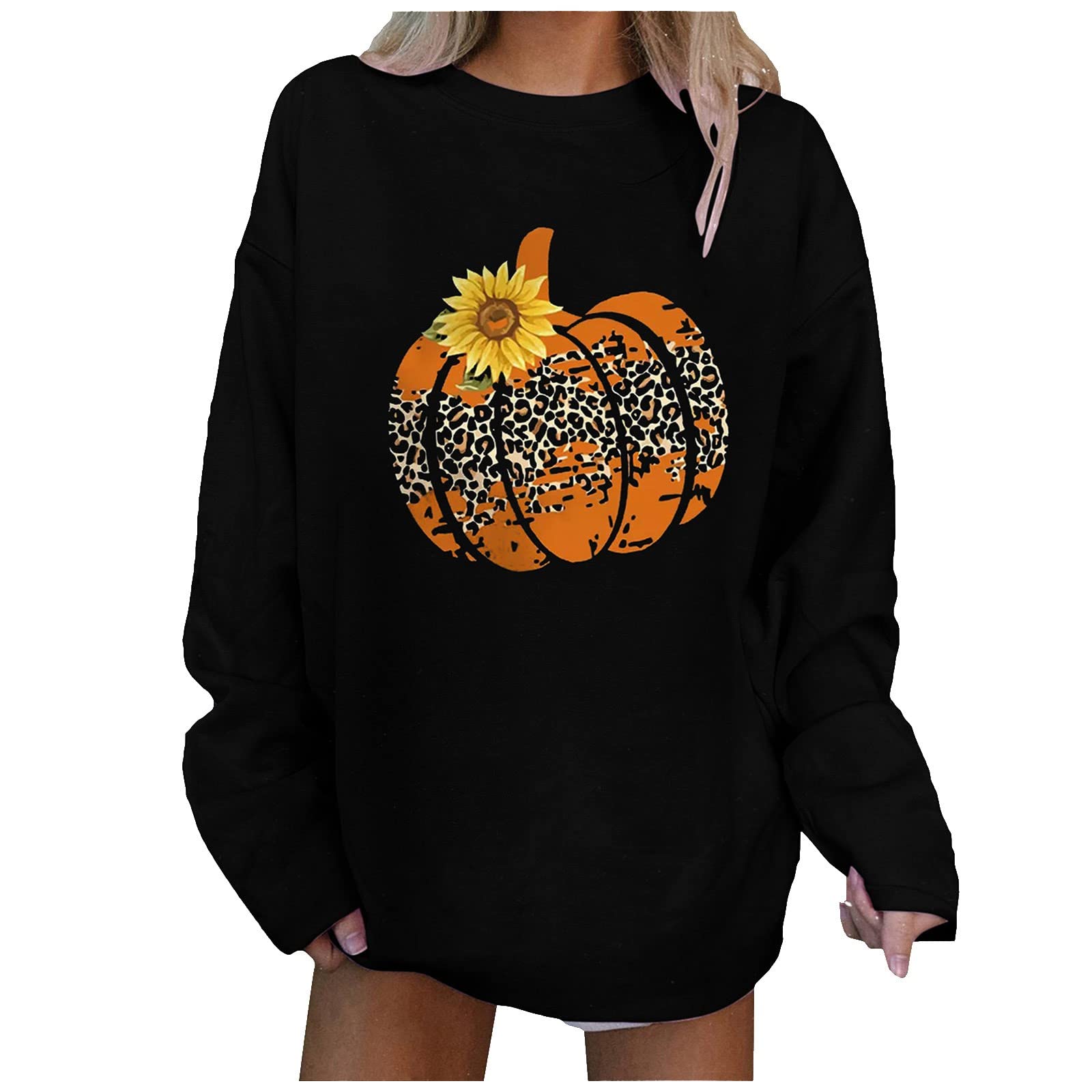Women's Summer Graphic T-Shirts - Round Neck Long Sleeve Casual Pullover Tunic Tops | Perfect for Beach Outings, Streetwear & Everyday Comfort