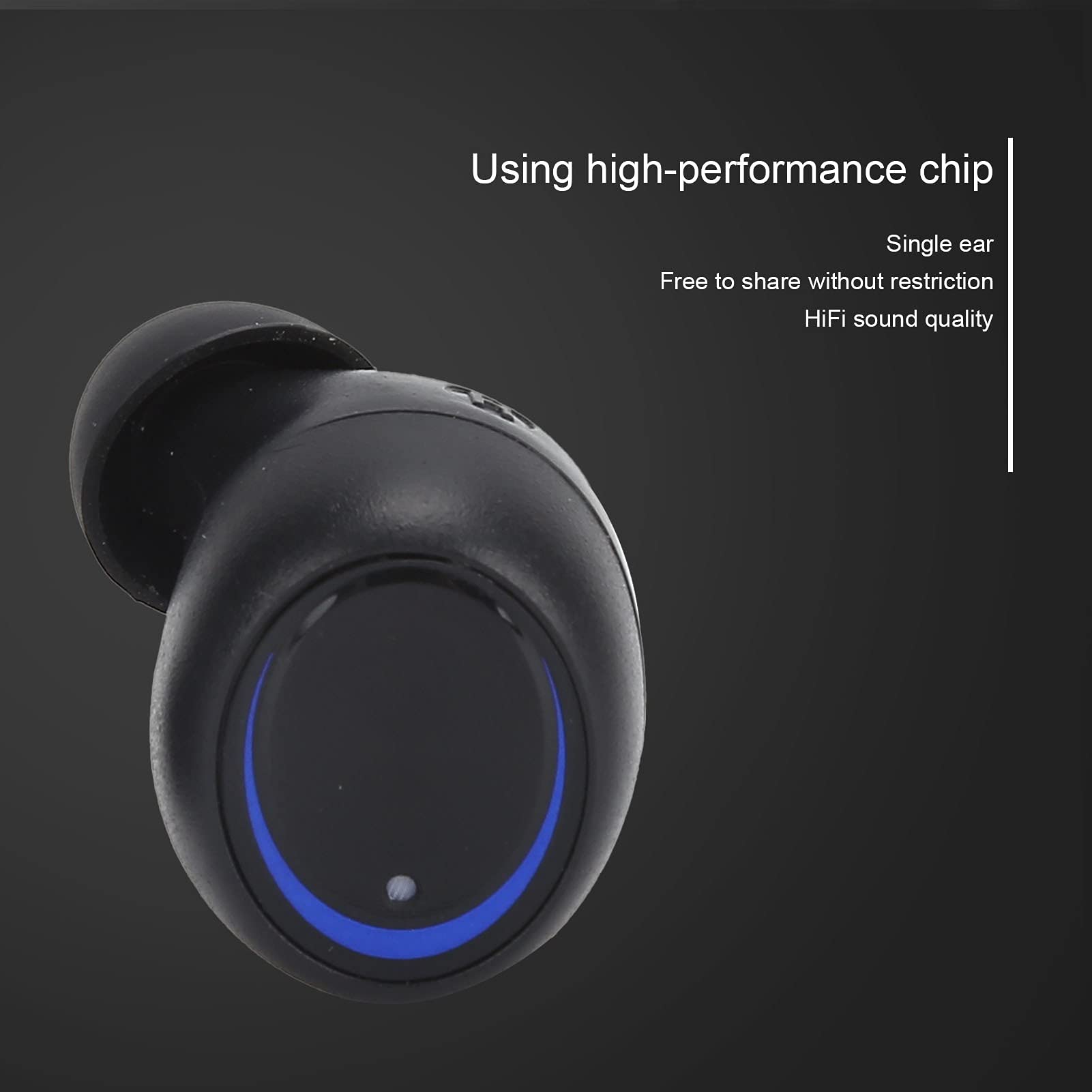 H66 Wireless Earbuds with Digital Display | HiFi Stereo Noise Cancelling Headphones | 5.5H Playtime & Charging Case | for iPhone, Android, TV, Laptop (Gaming, Workout, Commuting, Travel)