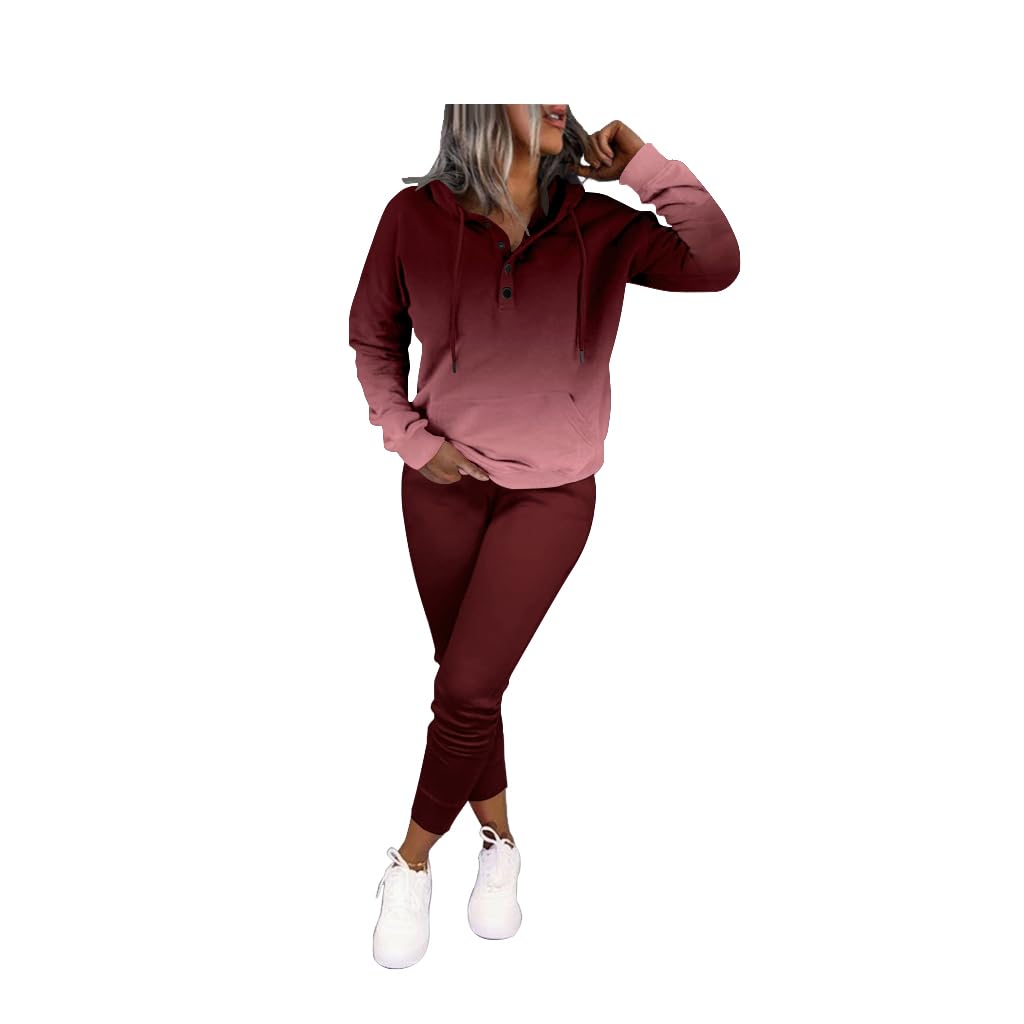 Women's Two Piece Jogging Suits - Casual Sweatsuit Set with Jogger Pants | Gym Workout, Lounge Wear & Running Outfits