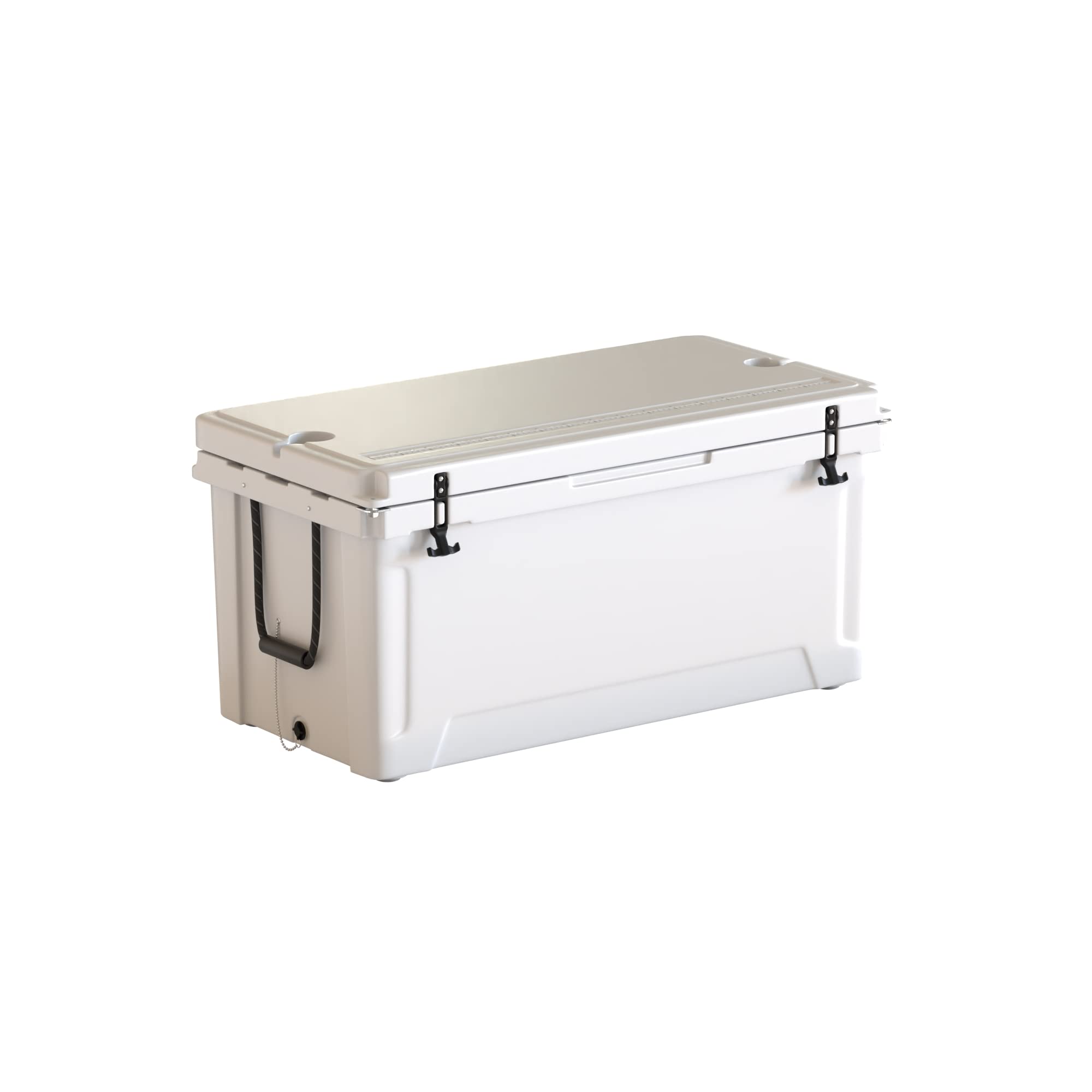 100 Qt. Heavy-Duty Rotomolded Cooler - Extreme Outdoor Ice Chest for Camping, Fishing, Hunting & Tailgating - Keeps Ice for 7+ Days