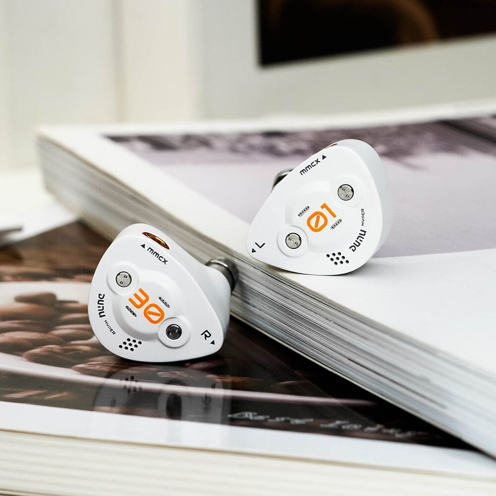 DUNU DK3001BD Hybrid IEMs with 1 Dynamic Driver + 4 Balanced Armature + 4 Micro Planar Drivers - HiFi Audiophile Earphones for Music, Gaming & Studio Monitoring