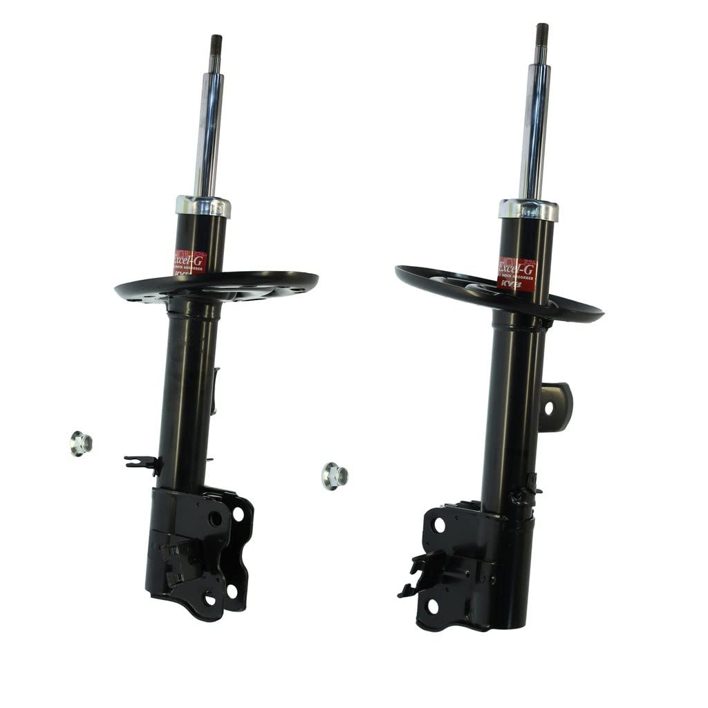 KYB Excel-G Front Shock Absorbers & Struts Pair for 2009-2013 Nissan Murano - Driver & Passenger Side (Part #339312 & #339311) | Smooth Ride & Enhanced Handling for City Commutes & Highway Driving