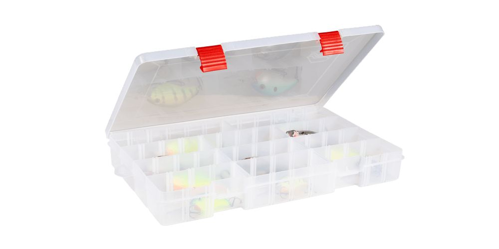 Plano Rustrictor 3700 StowAway Tackle Box - Waterproof Fishing Organizer with Adjustable Dividers for Lures, Hooks & Gear - Perfect for Bass, Trout & Saltwater Fishing Trips