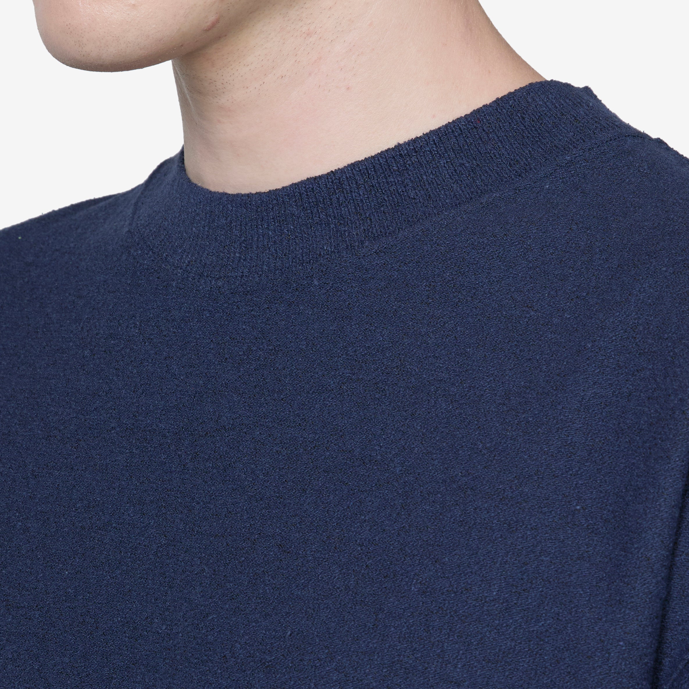 Kai Navy Blue T-Shirt for Men - Comfortable Cotton Casual Tee for Everyday Wear, Gym, and Outings
